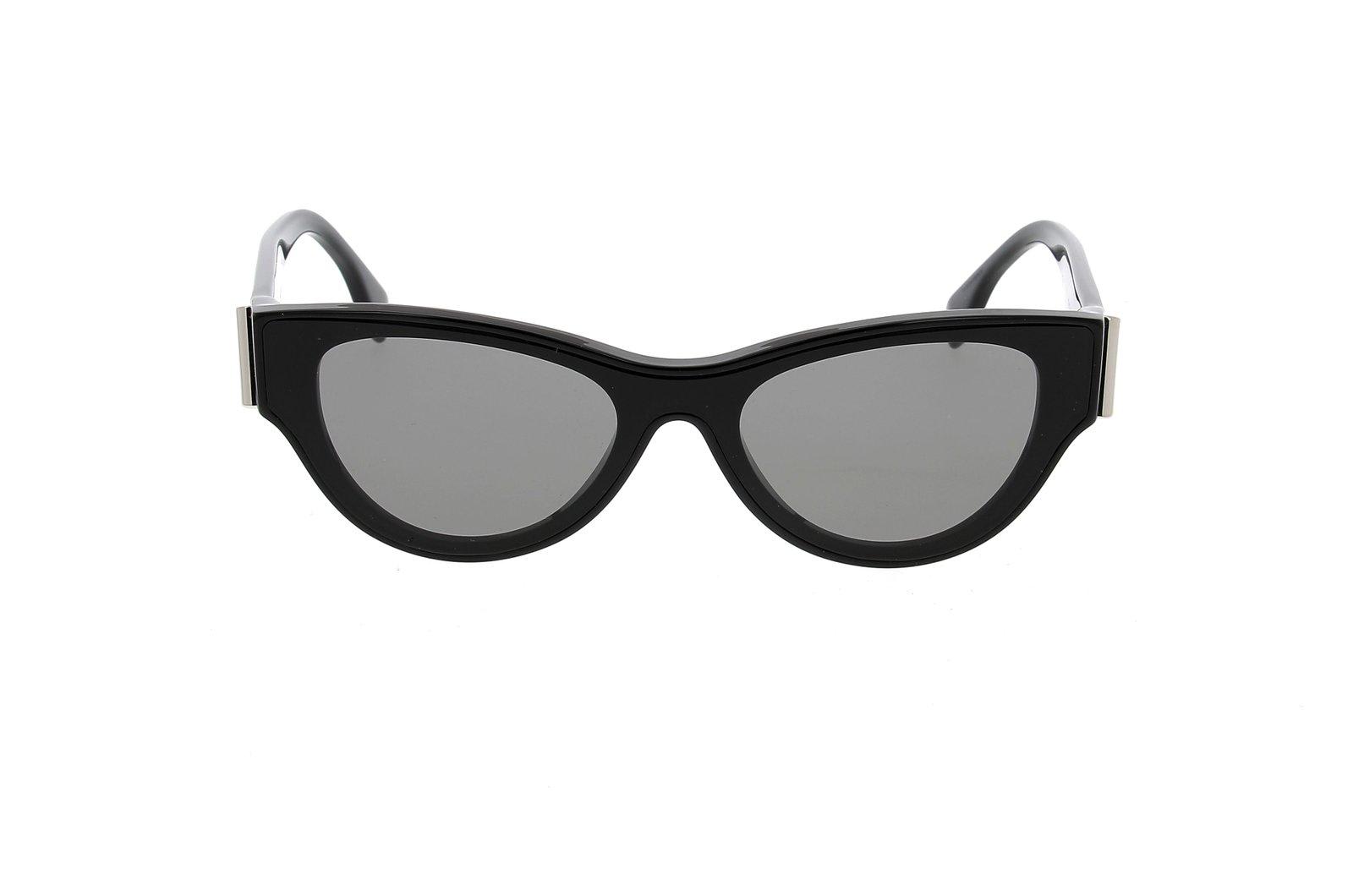 Shop Fendi Cat-eye Frame Sunglasses In 01a - Black