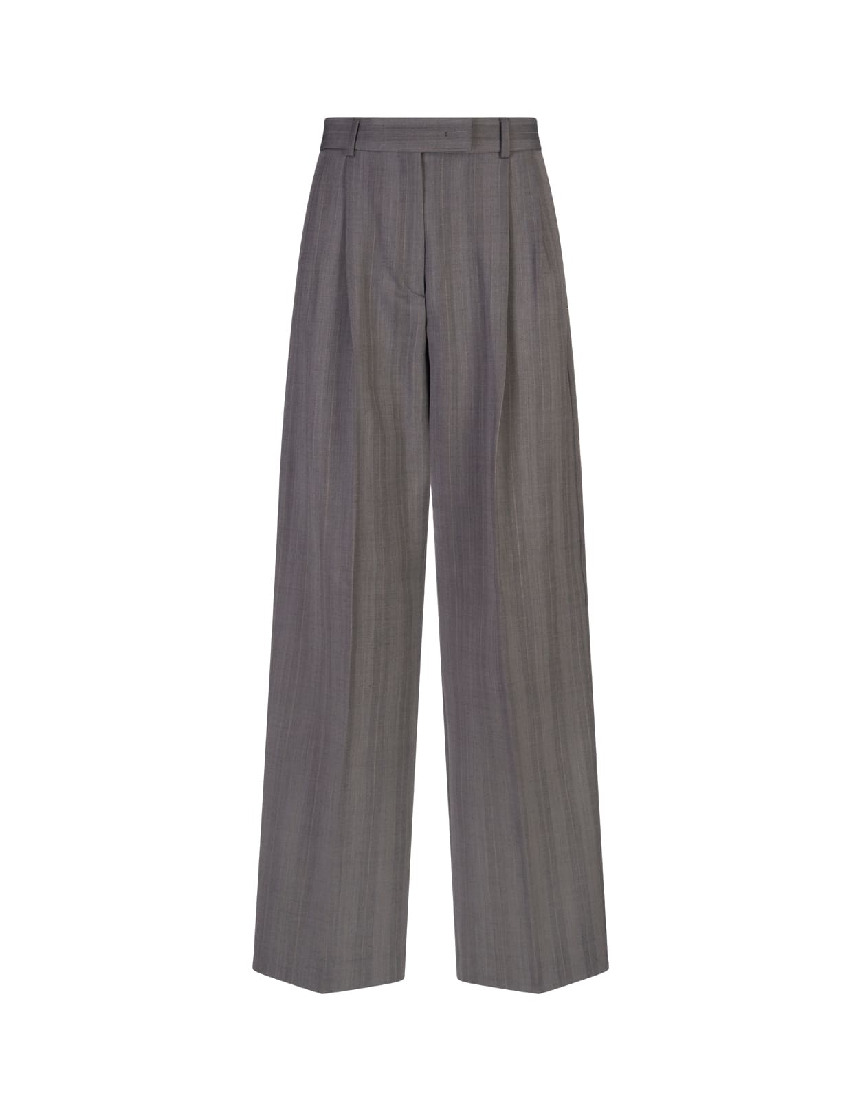 Shop Sportmax Light Grey Andalo1234 Trousers