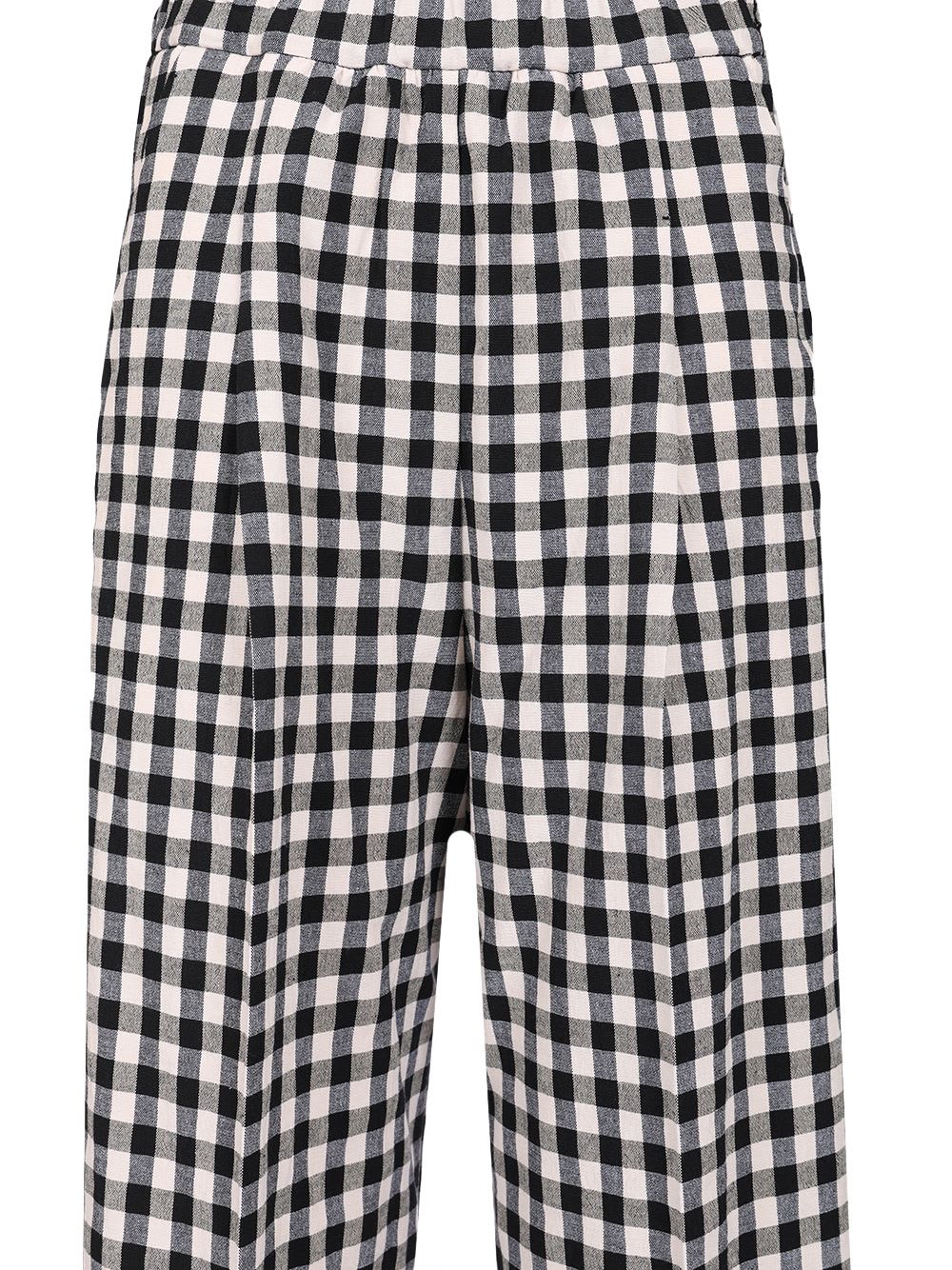 FORTE FORTE GINGHAM WIDE LEG PANTS