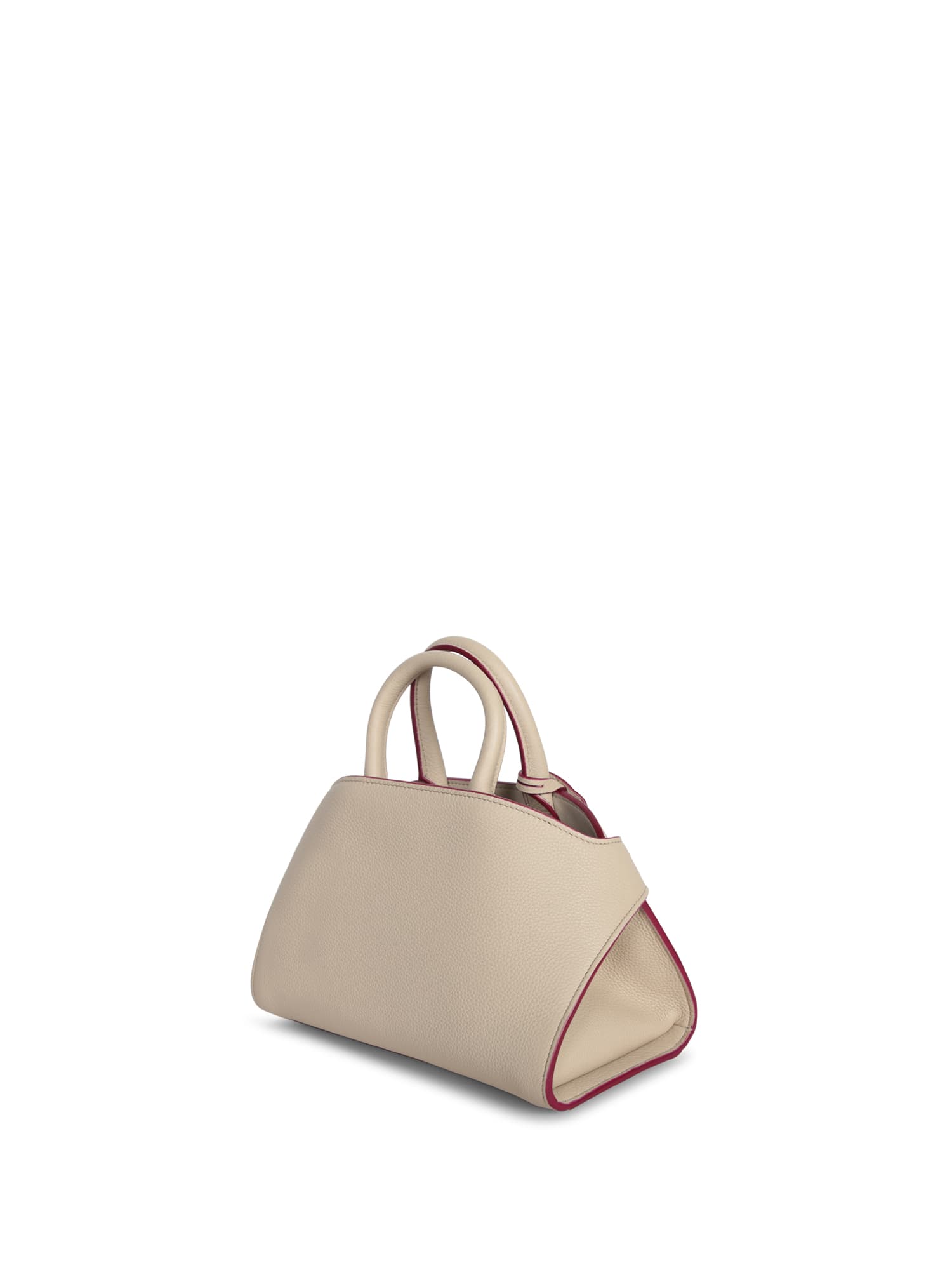 Ferragamo Hug Mini Stone Bag Beige In Beige