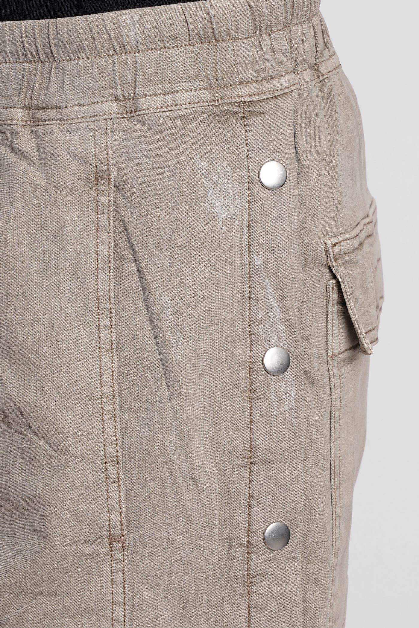 Shop Drkshdw Pusher Pant Pants In Grey Cotton
