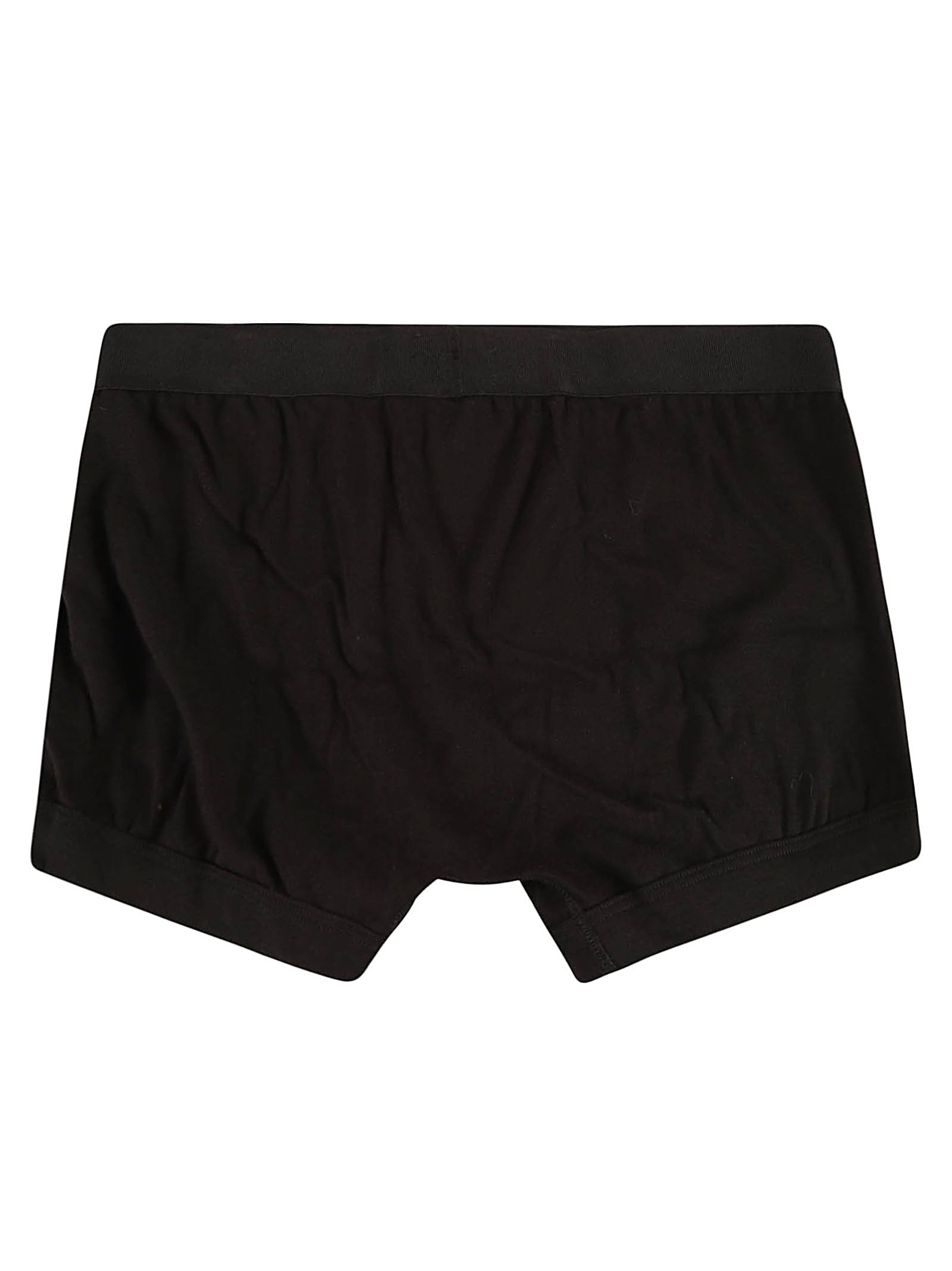 Shop Tom Ford Logo Waist Plain Boxer Shorts In Black