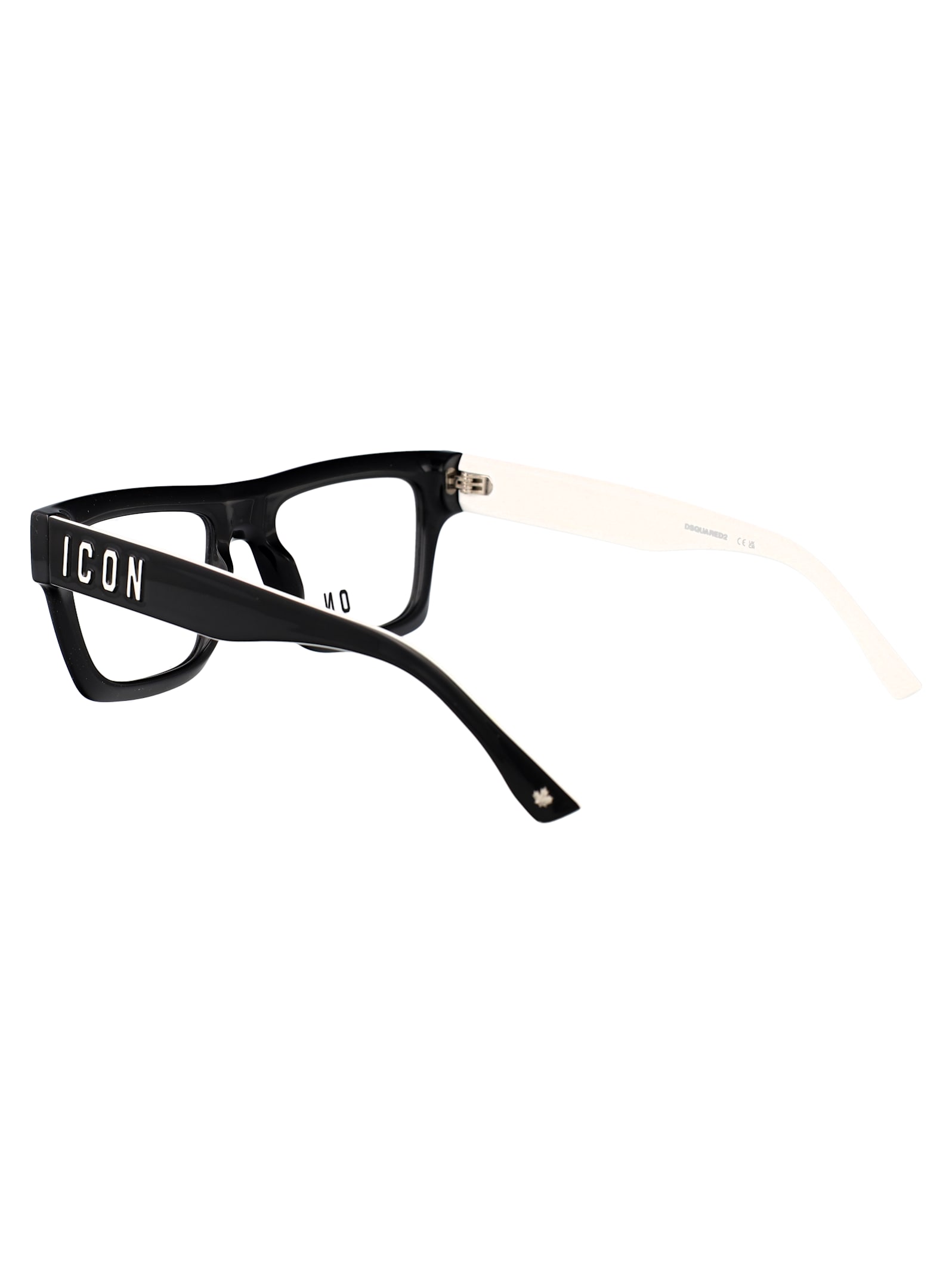Dsquared2 Icon Square-frame Glasses In Black