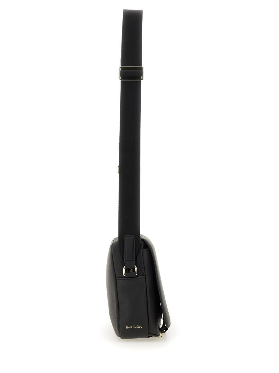 Paul Smith Men's Signature Stripe Bag In Black