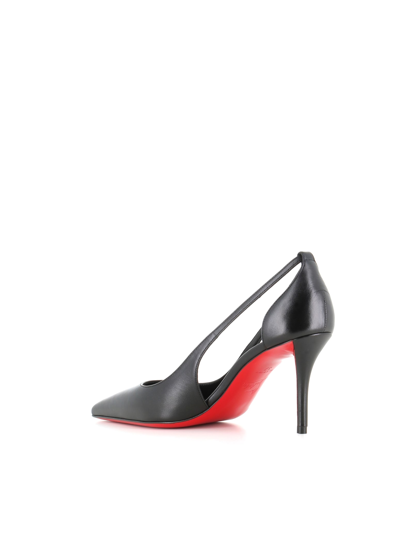 Shop Christian Louboutin Décolleté Apostrophatoric 80 In Black