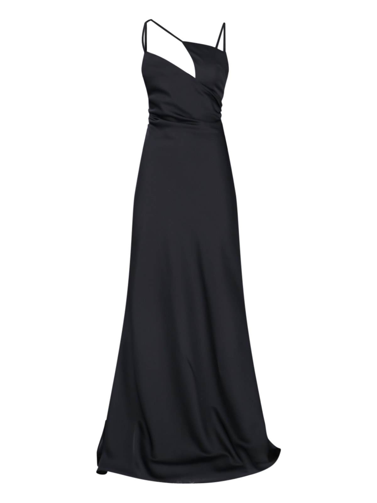 Attico Melva Maxi Dress In Black