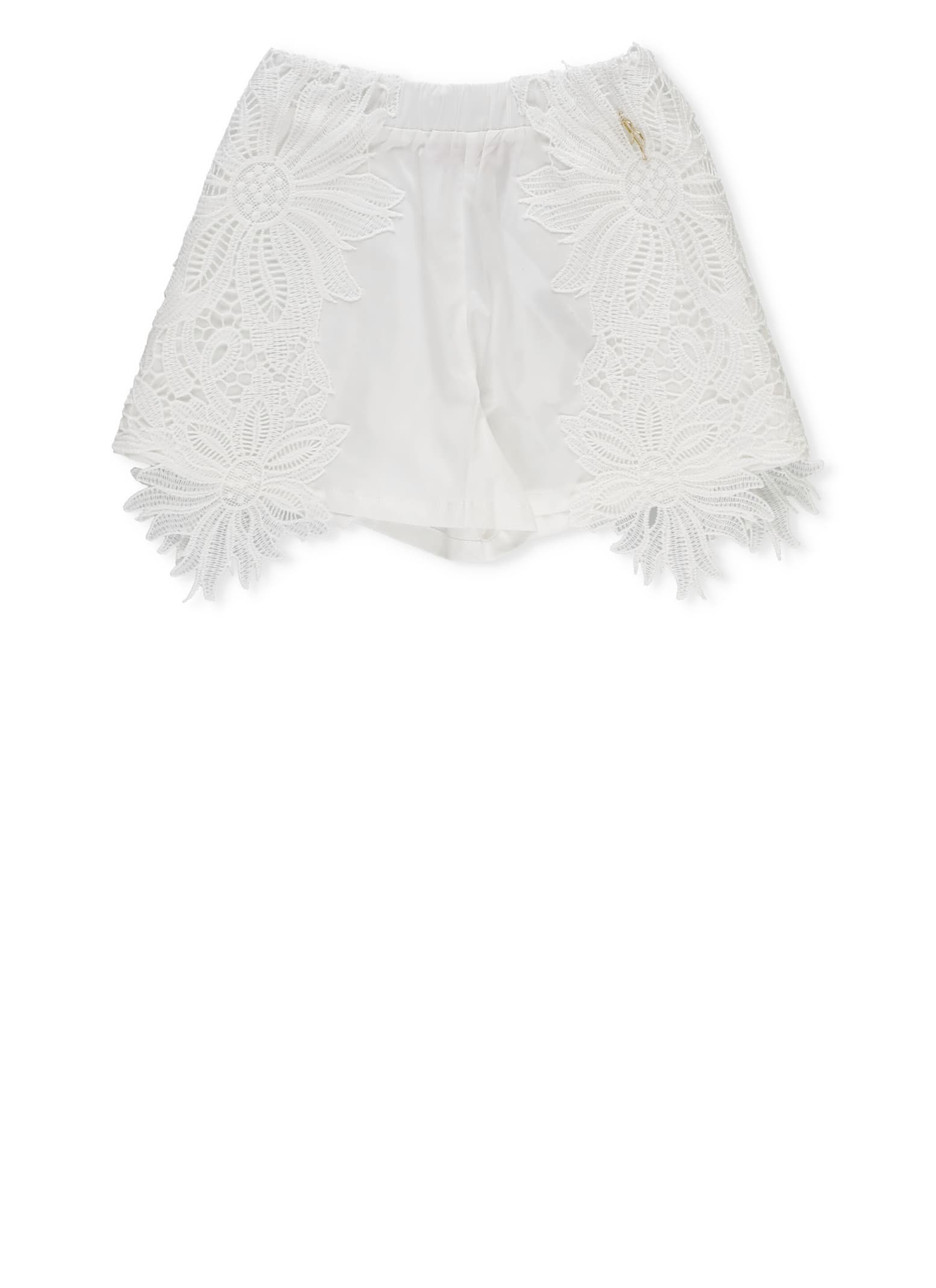MISS BLUMARINE SHORTS WITH LACES