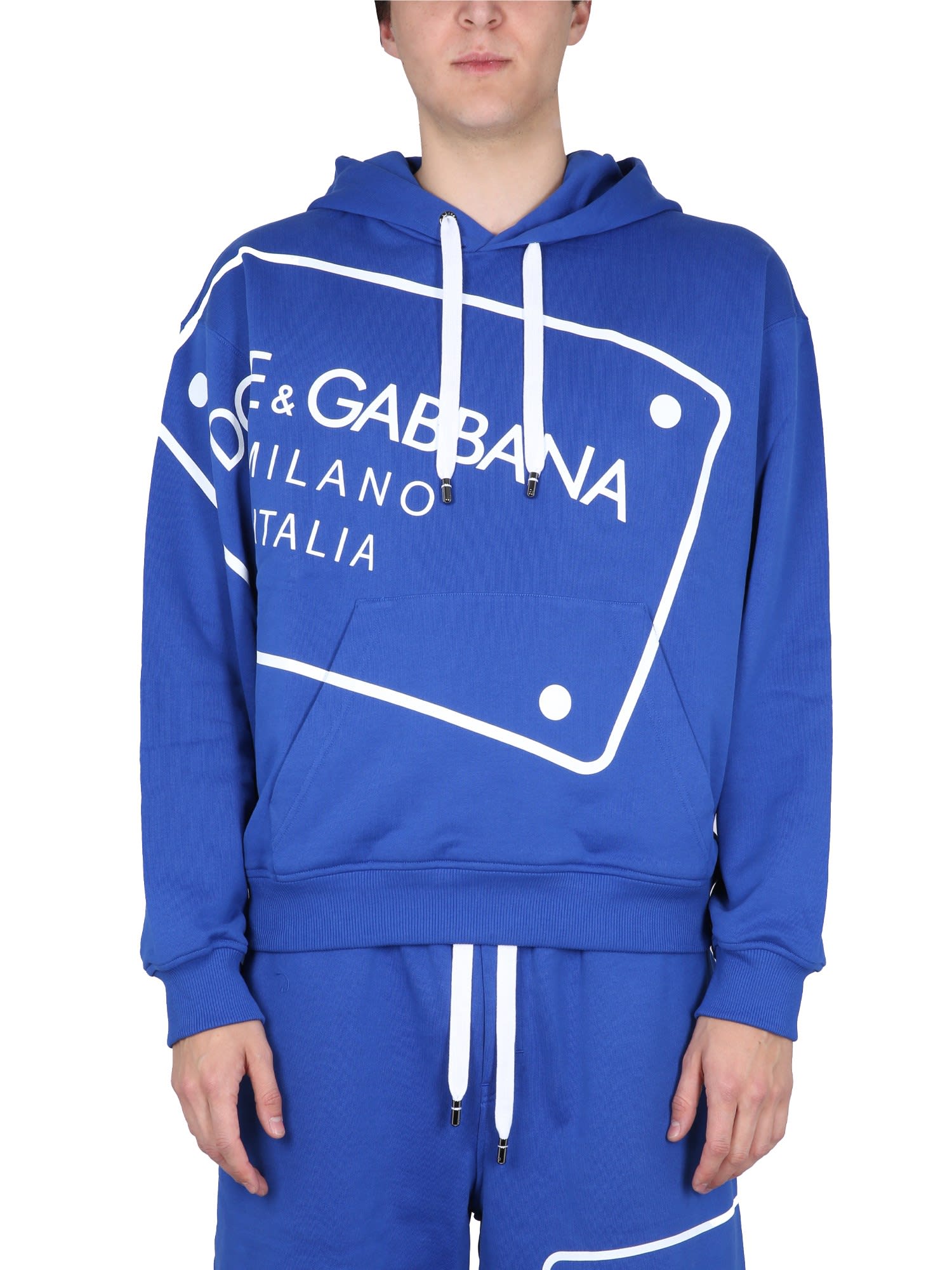 Dolce & Gabbana Hoodie With Logo Print