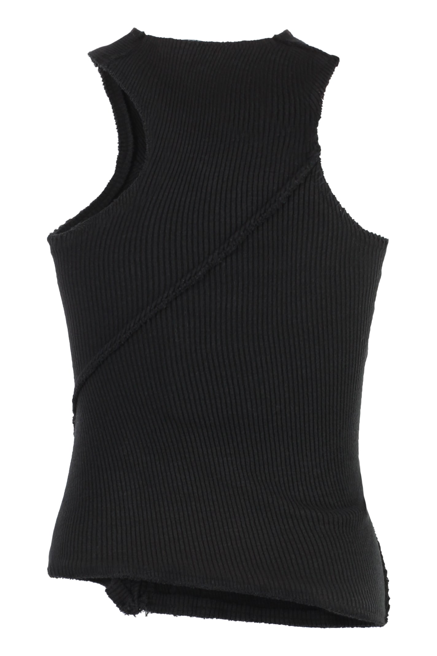 Talia Byre Cotton Tank Top In Black