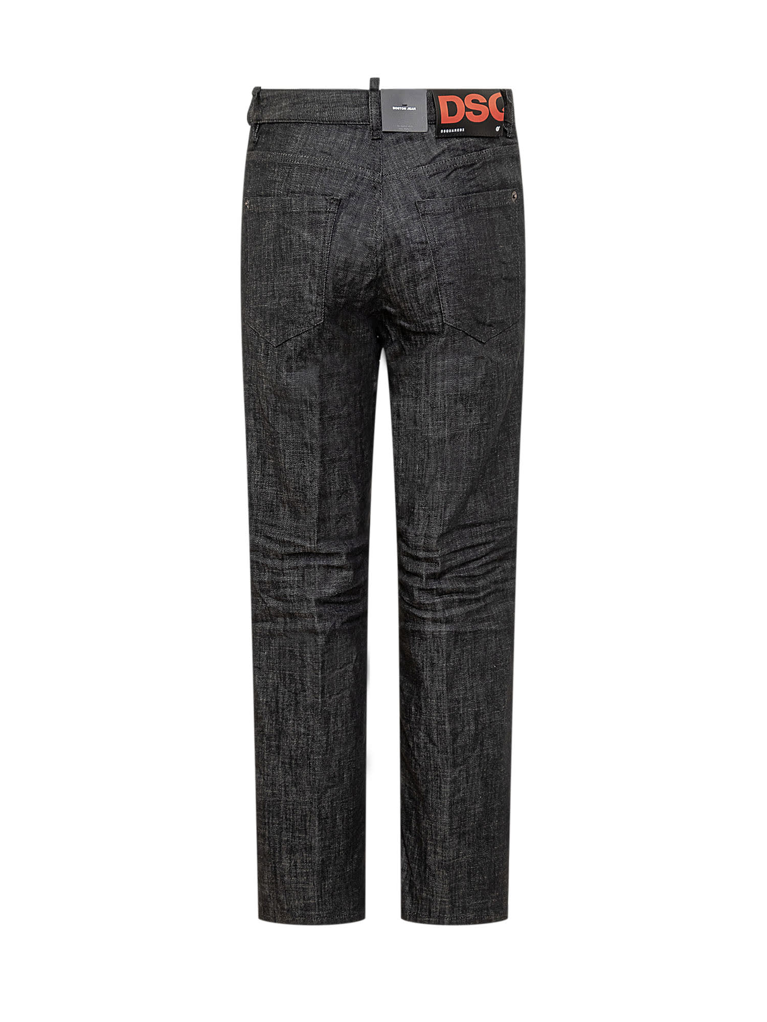 Shop Dsquared2 Boston Jeans In Black