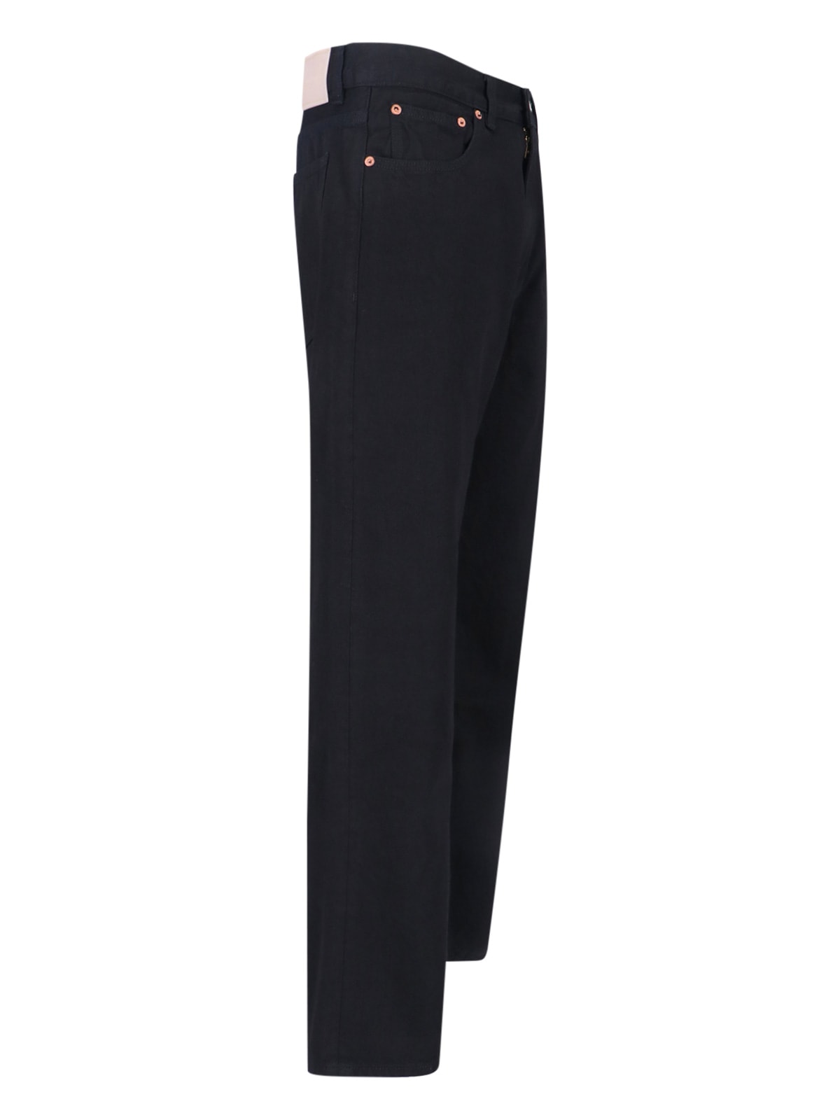 Our Legacy Straight Leg Five-pocket Trousers With Belt Loops In Black