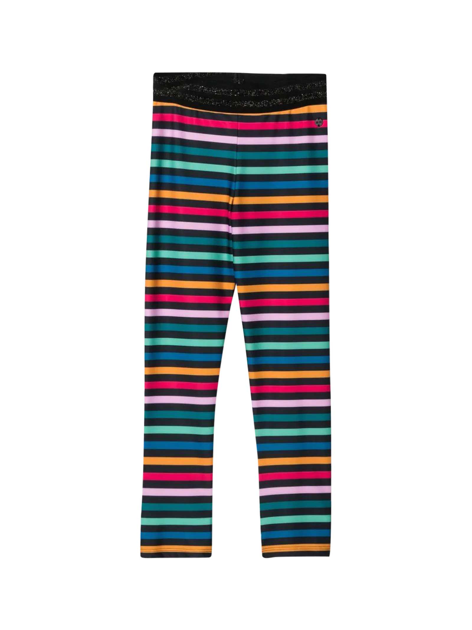 Sonia Rykiel Enfant Multicolored Striped Leggings