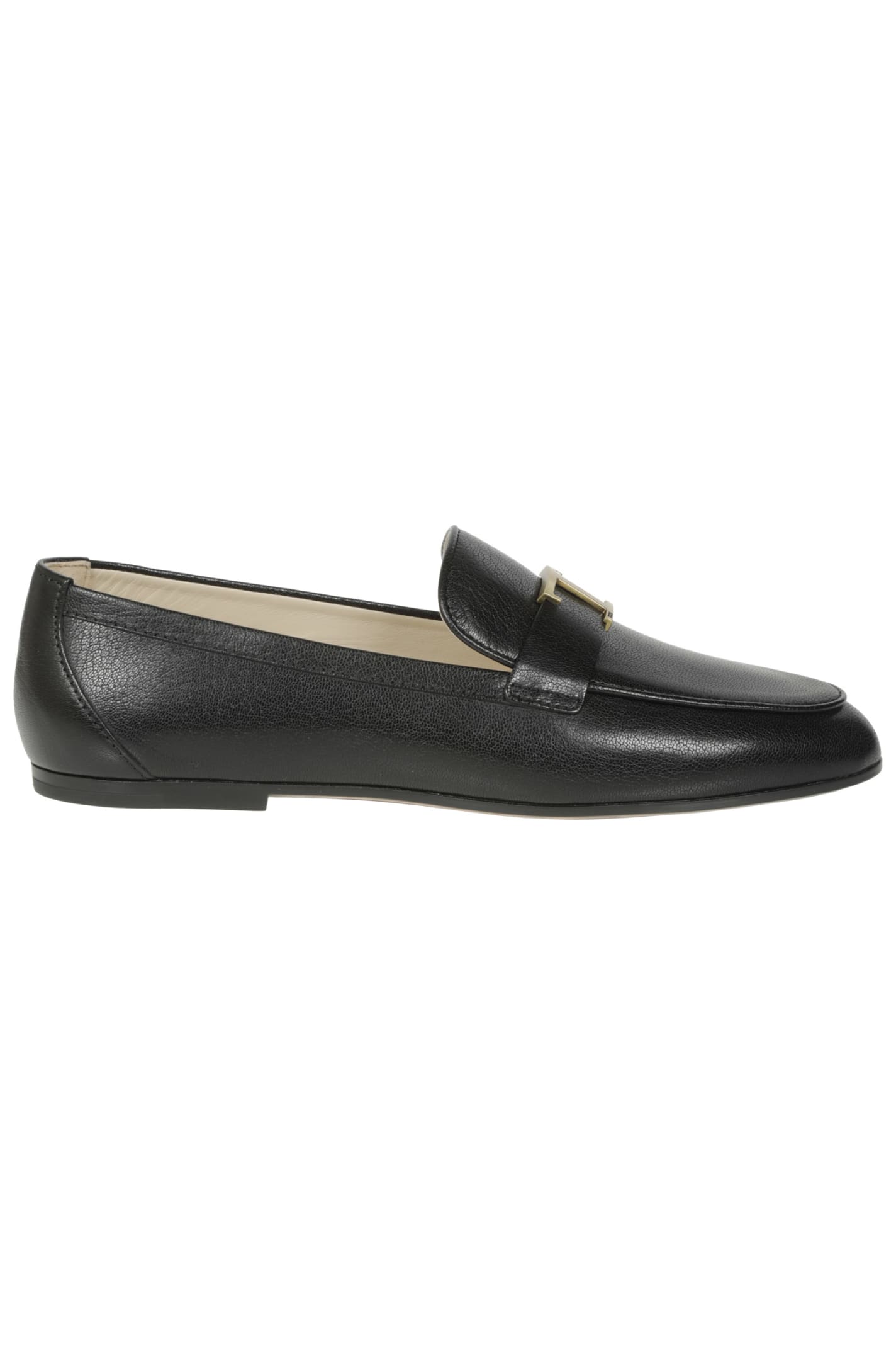 Buy Tods Logo Plaque Loafers online, shop Tods shoes with free shipping