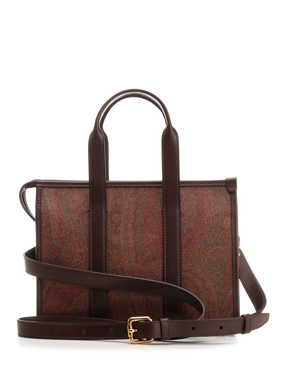 Shop Etro Small Handbag In Brown