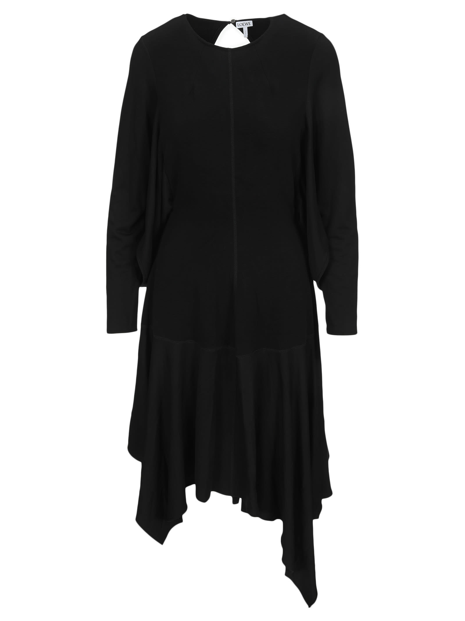 Loewe Long Sleeve Midi Dress