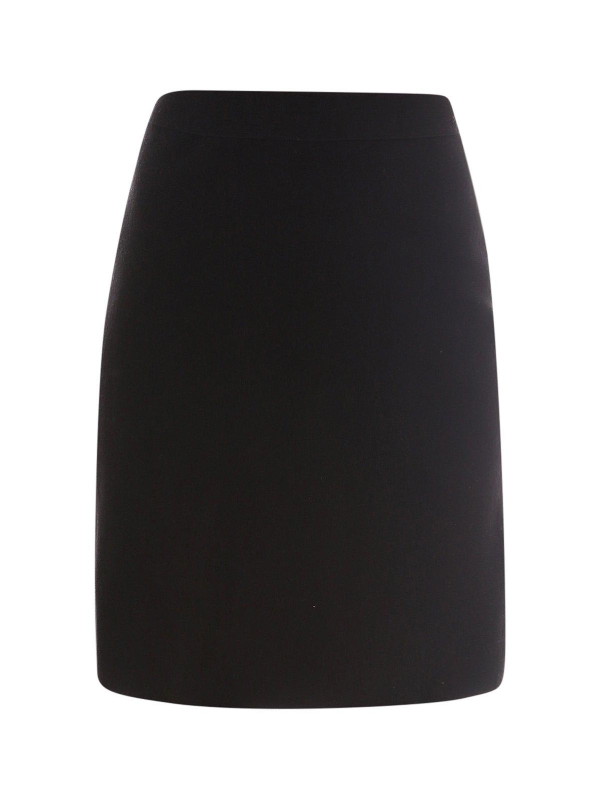 Shop Bottega Veneta A-line Ruffled Skirt In Black