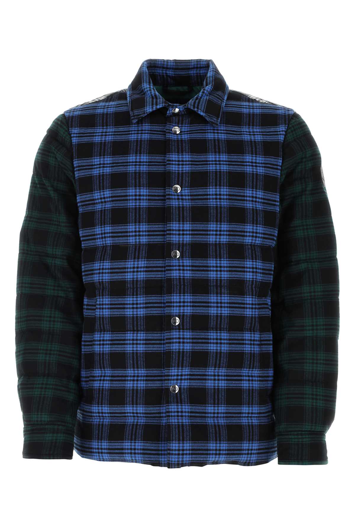 Woolrich Man's Color Blue Size S In Patchworkblue