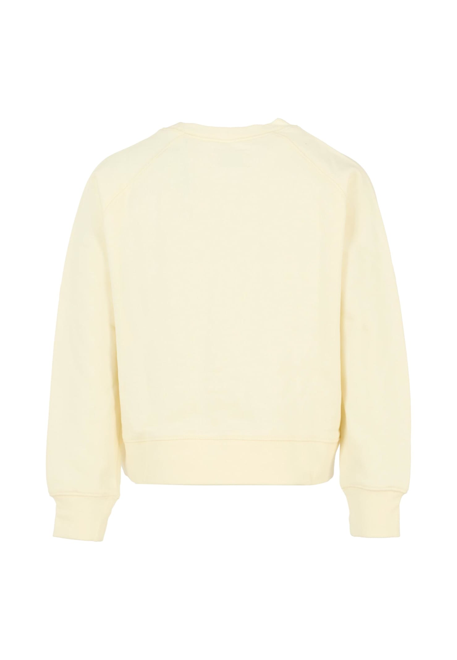 Zadig & Voltaire Ivory Sweatshirt For Girl With Logo In Neutral