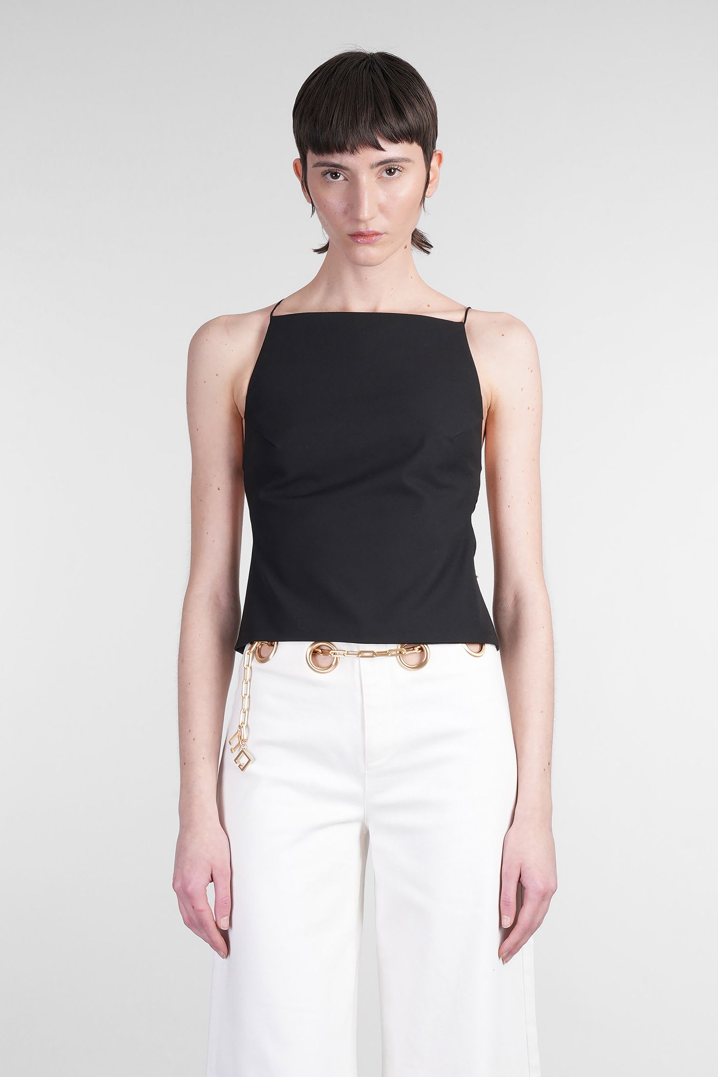 Lexa Topwear In Black Polyester