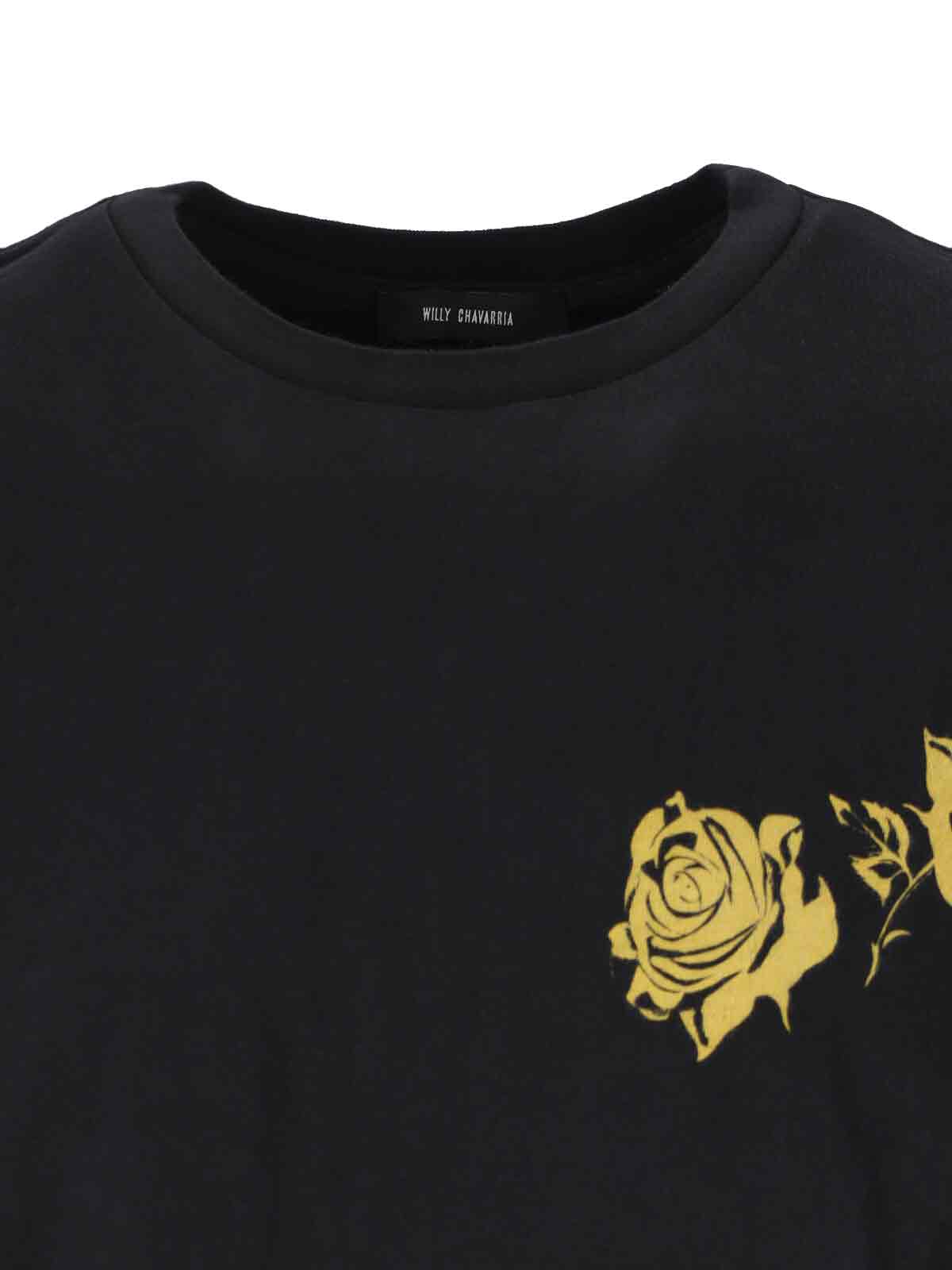 Willy Chavarria Black Proverb Easy T-shirt In Black