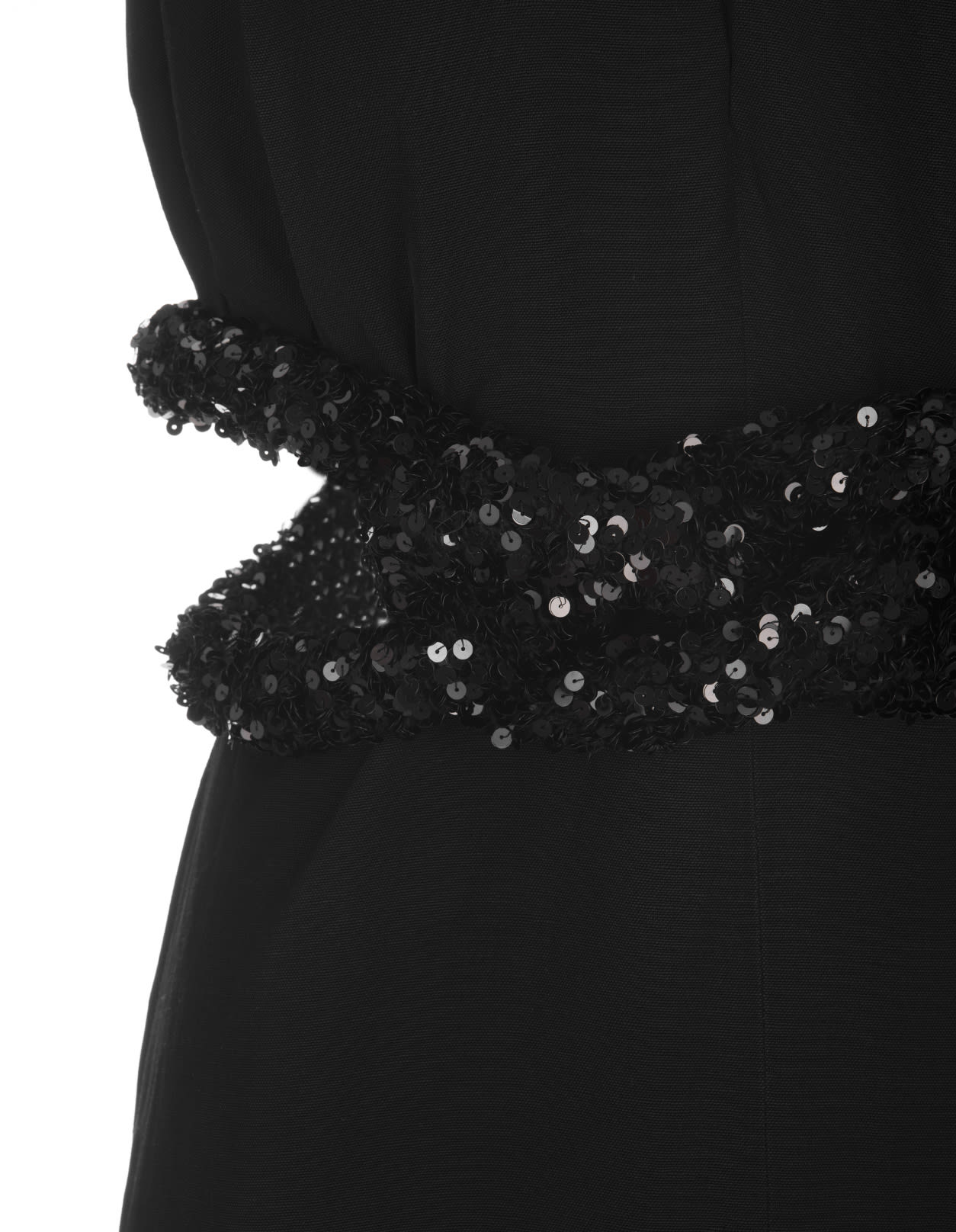Shop Jil Sander Black Long Elegant Dress