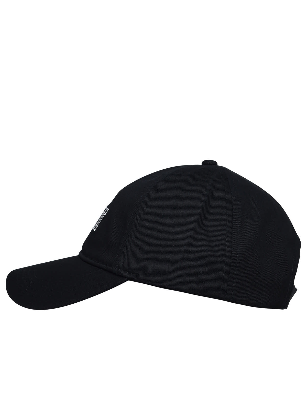 Shop Ganni Black Cotton Hat