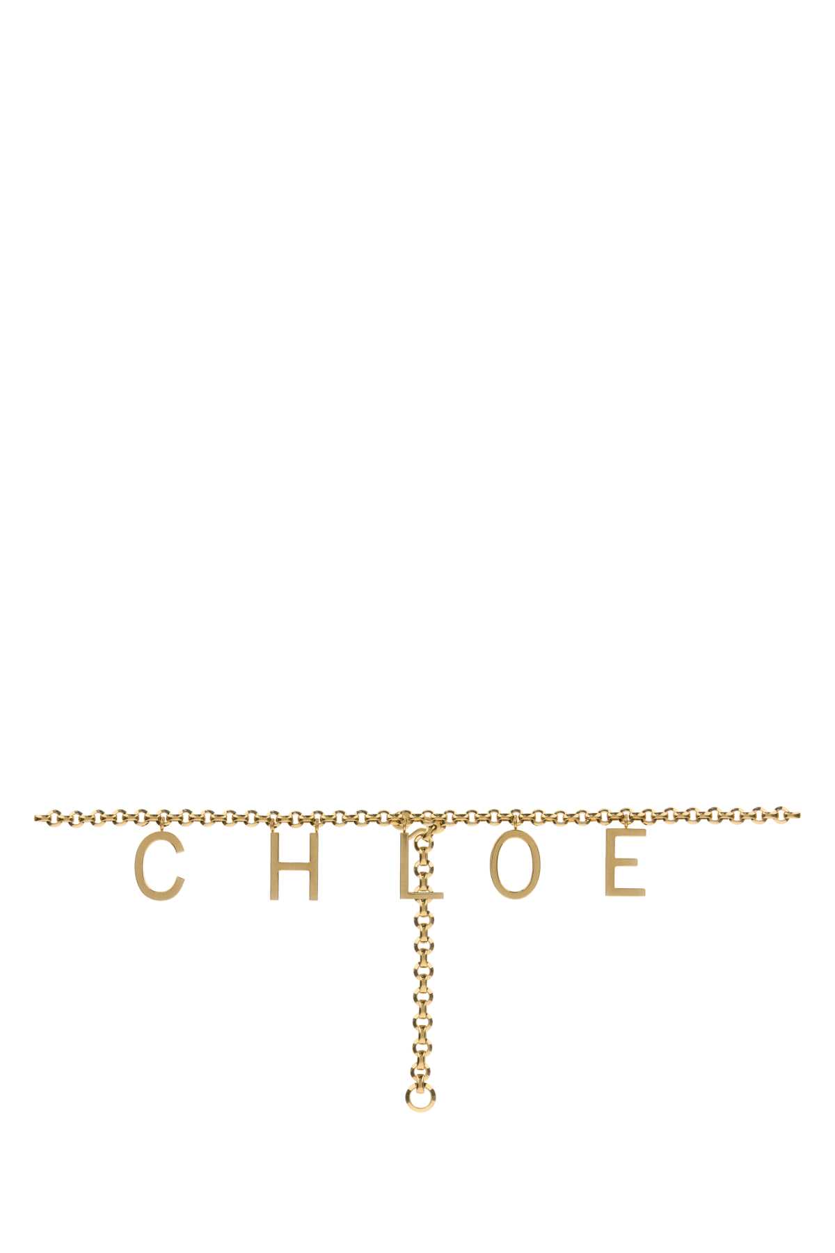 Chloé Gold Metal Belt In Gold
