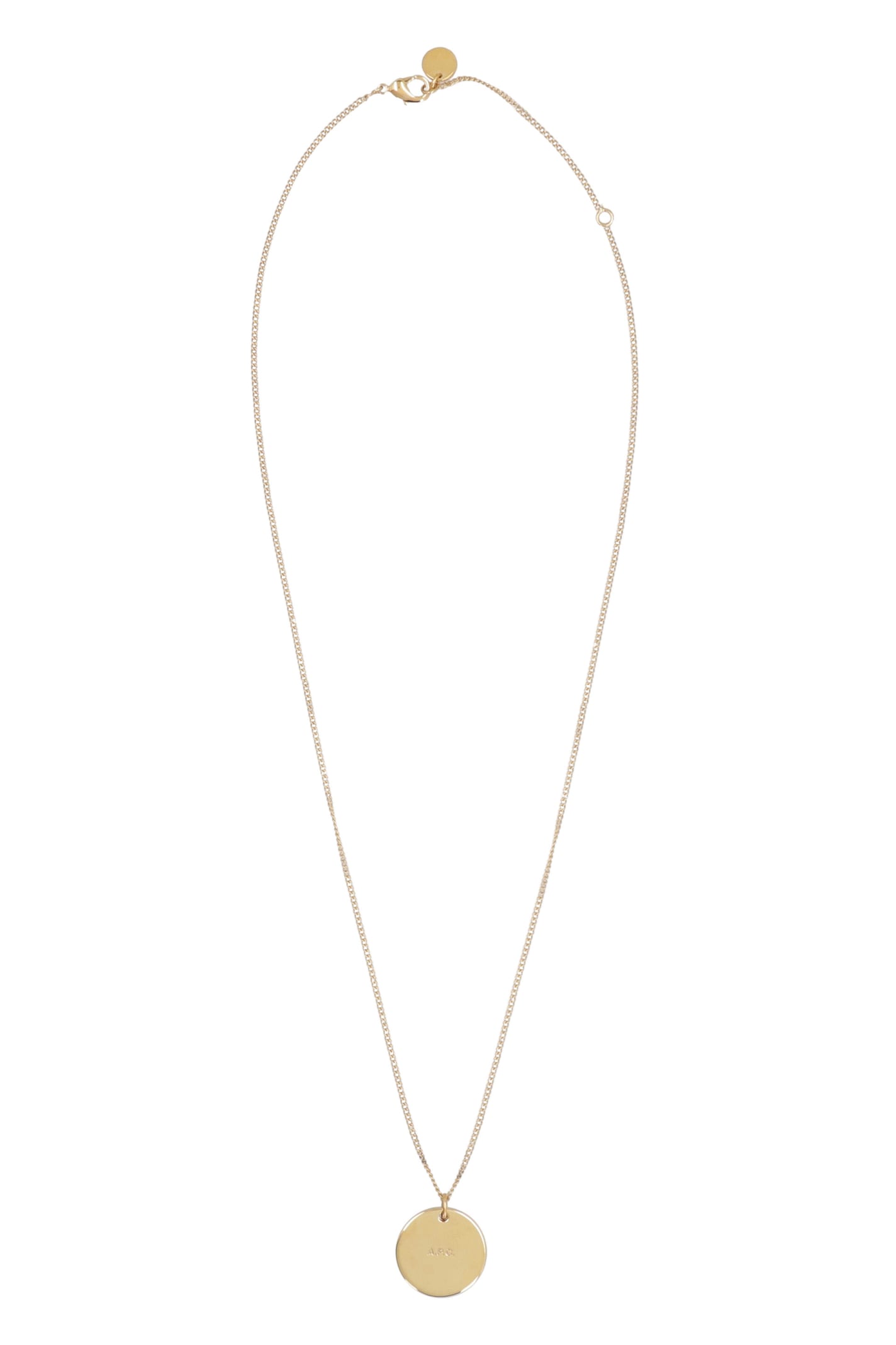 Shop Apc Eloi Necklace With Pendant In Oro