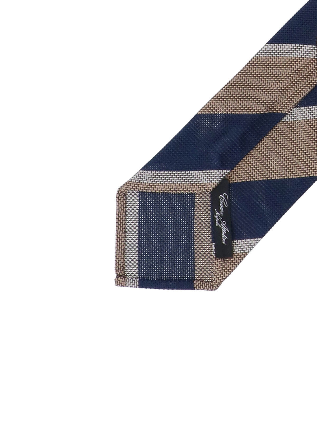 Cesare Attolini Striped Silk Tie