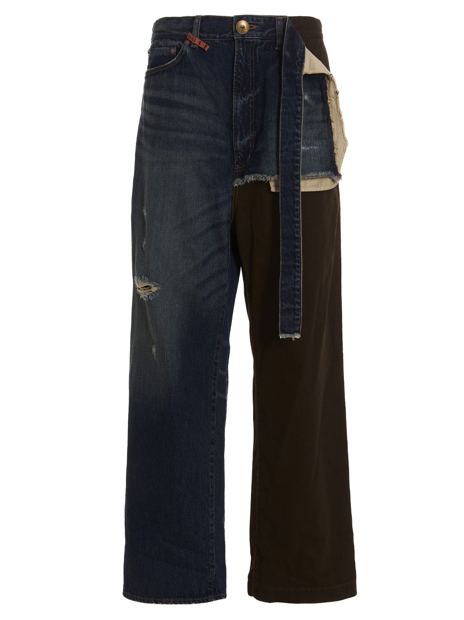 Mihara Yasuhiro denimxchino Combined Jeans