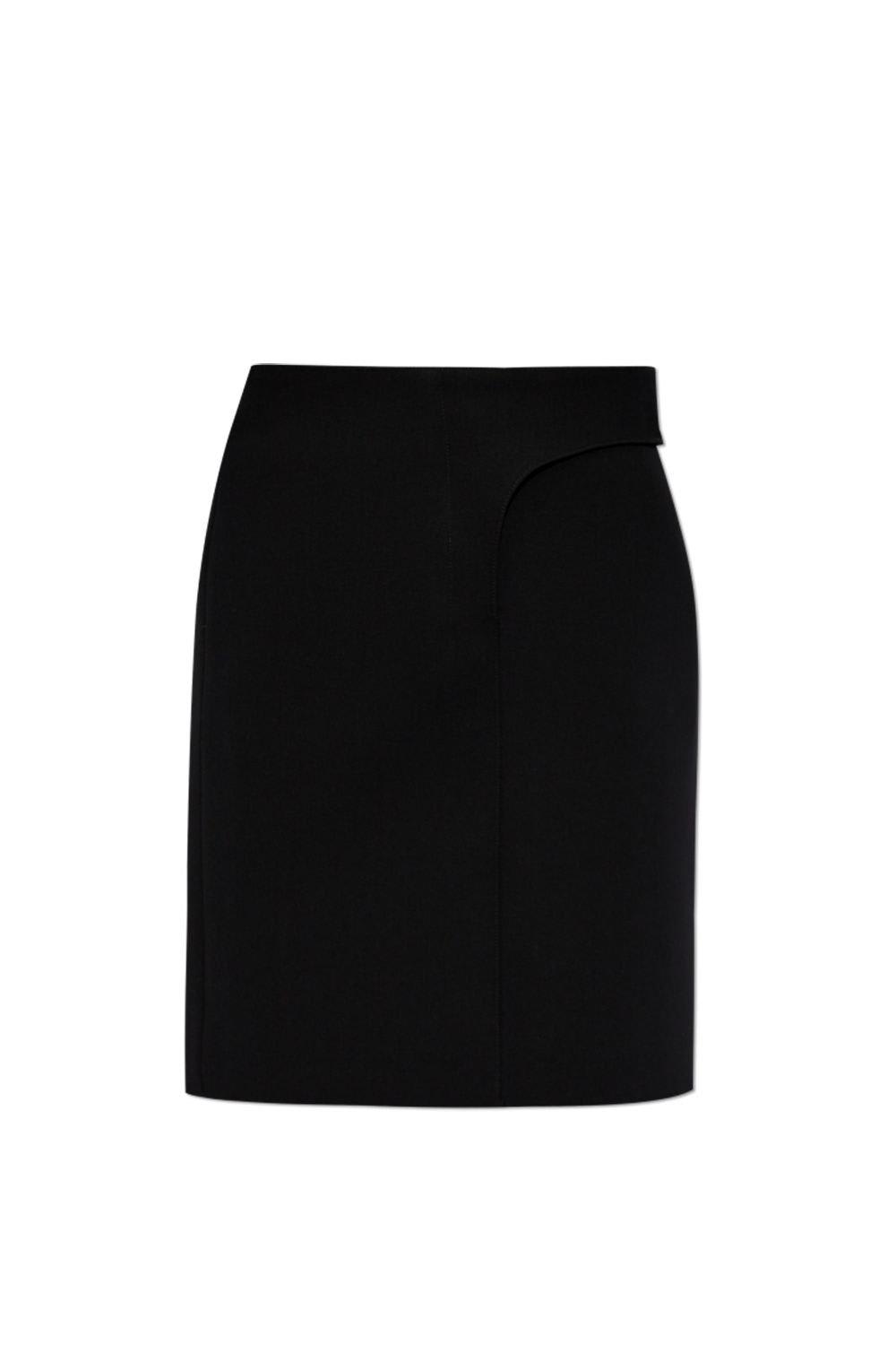 Shop Jacquemus Obra Skirt In Black