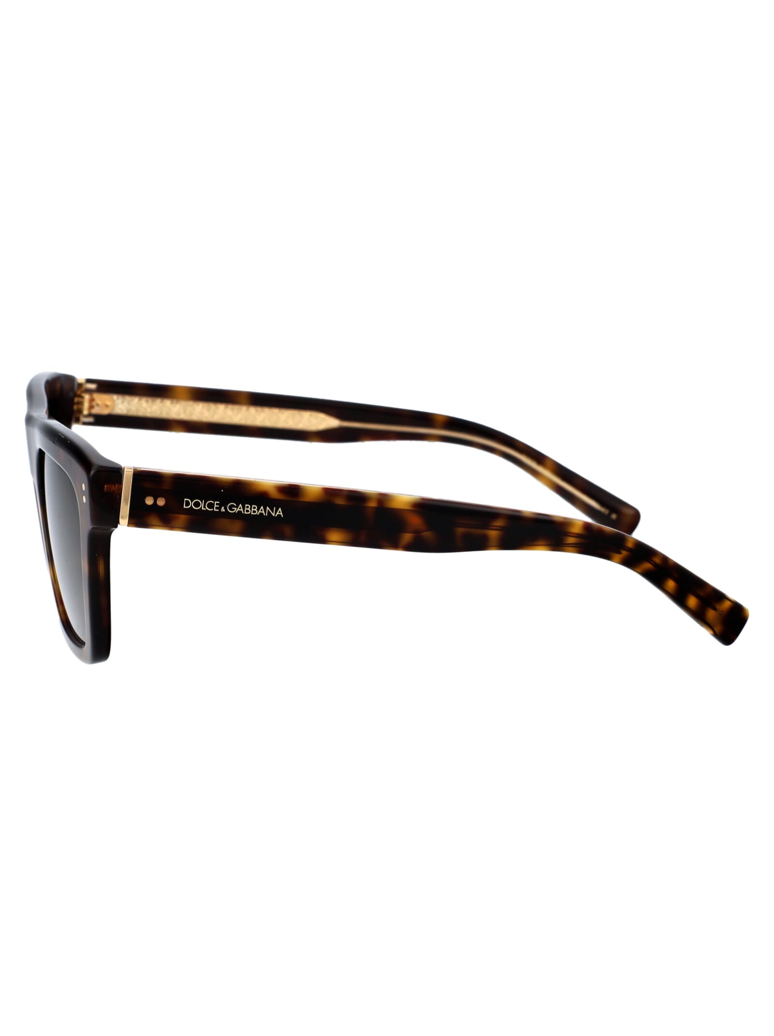 Shop Dolce &amp; Gabbana Eyewear 0dg4413 Sunglasses In 675/r5 Black/crystal