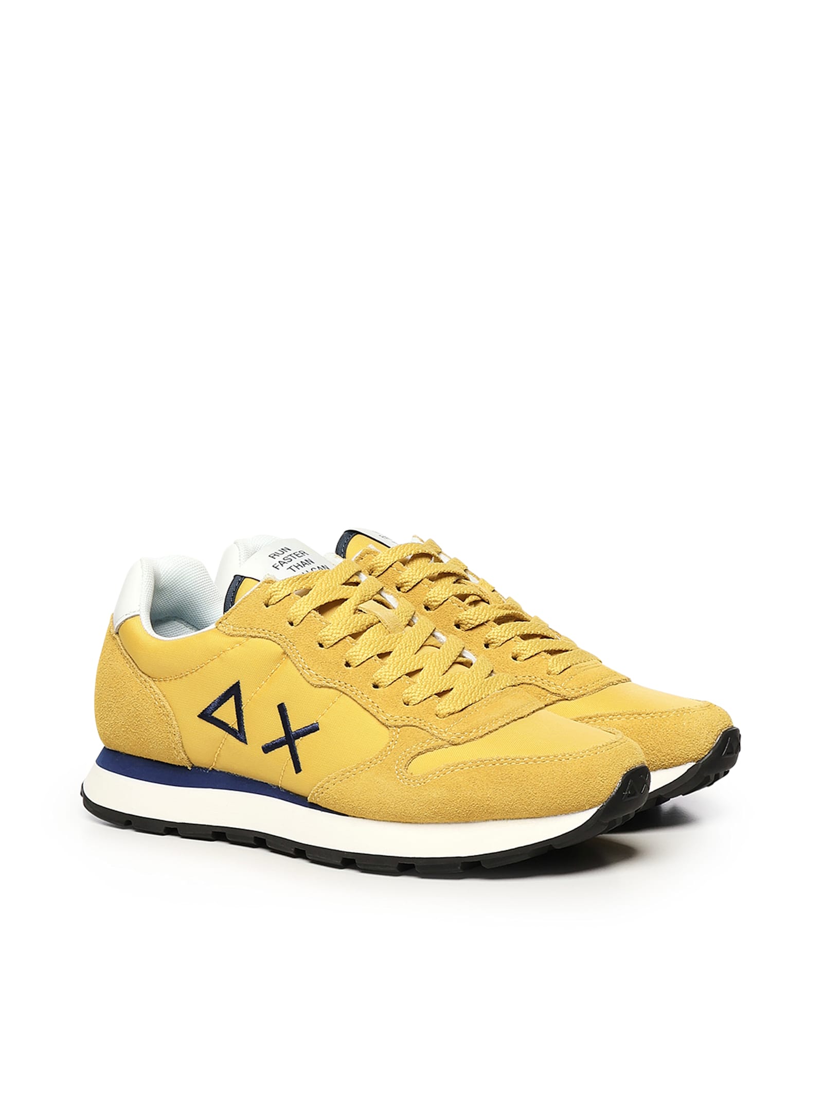 Sun 68 Tom Solid Sneakers In Yellow