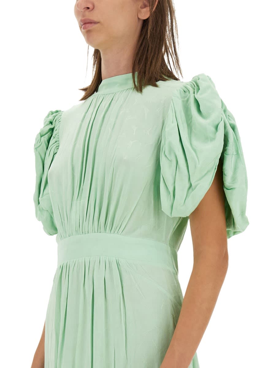 Shop Rotate Birger Christensen Midi Dress In Green