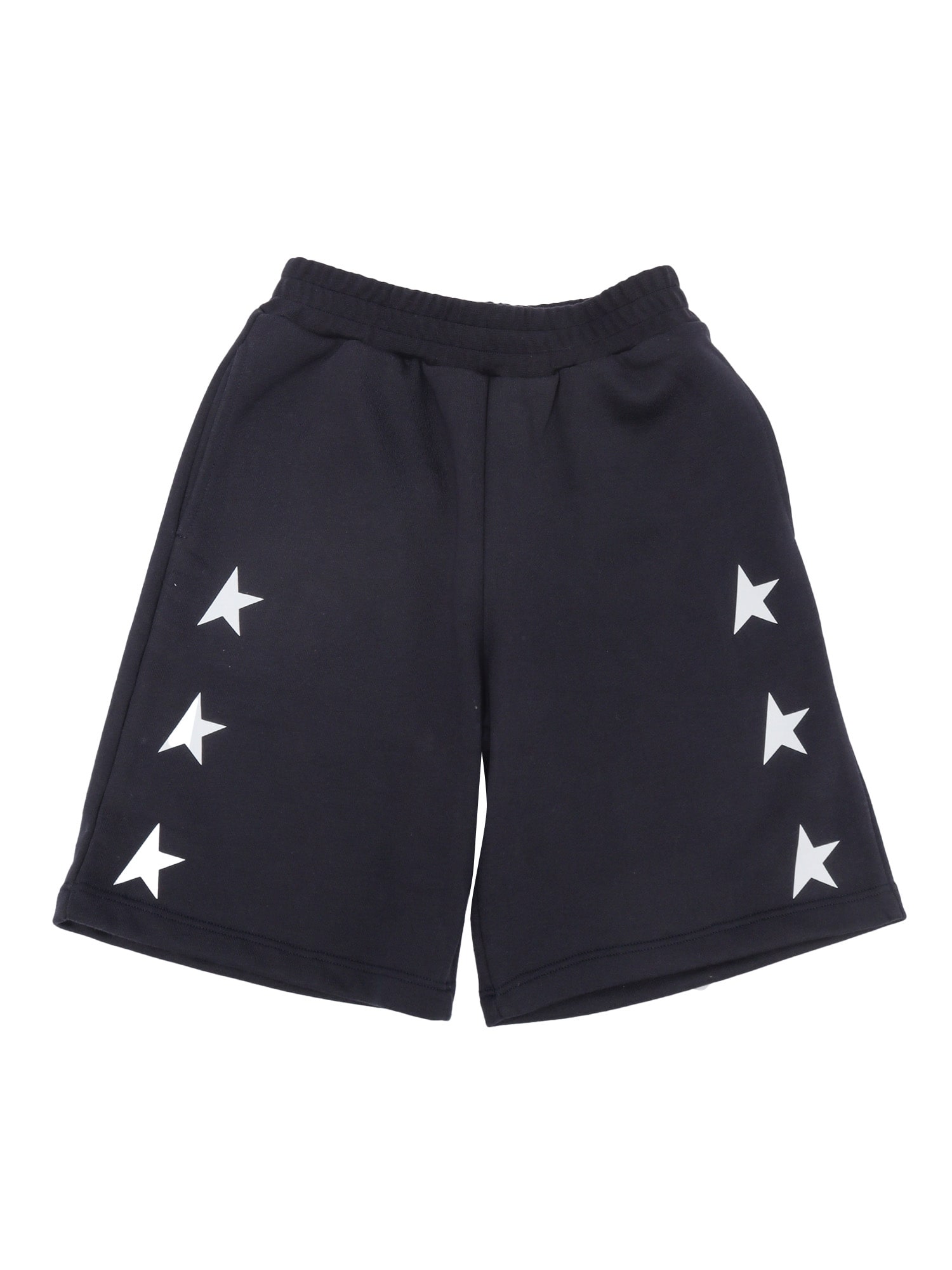 Golden Goose Kids' Star Shorts In Blue