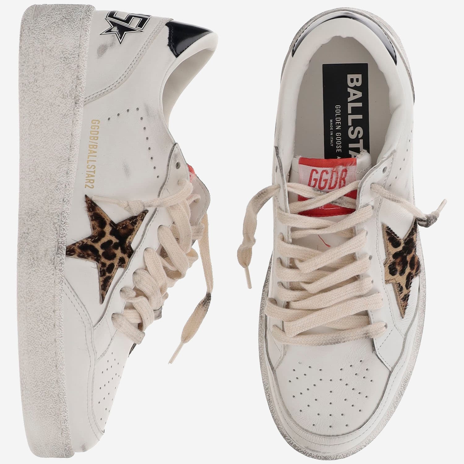 Golden Goose Ball Star Sneakers In White