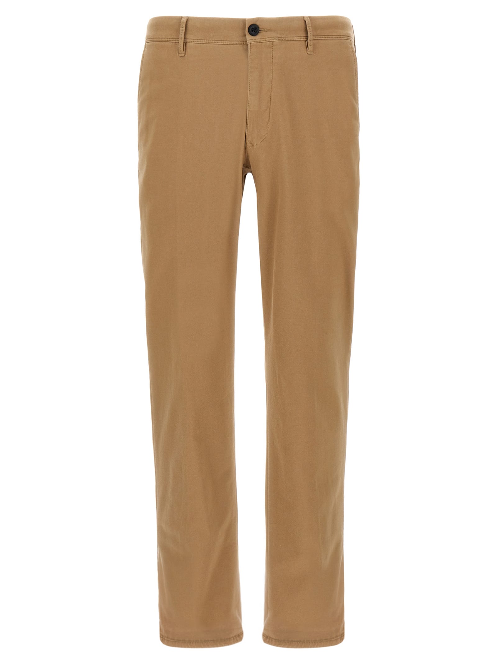Incotex Low Waist Pants In Brown