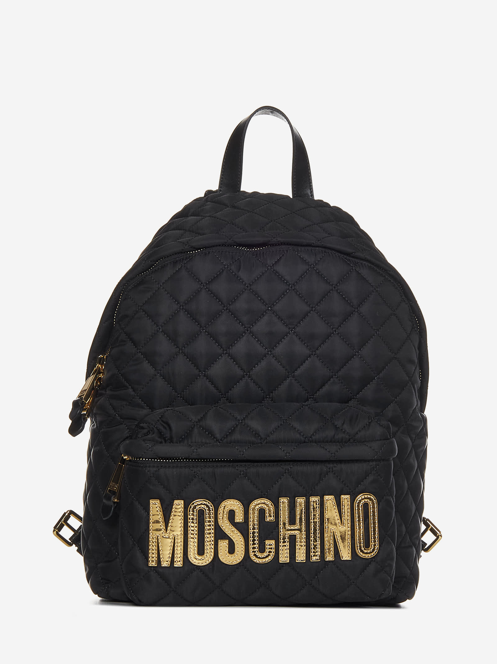 MOSCHINO LOGO QUILTED BACKPACK