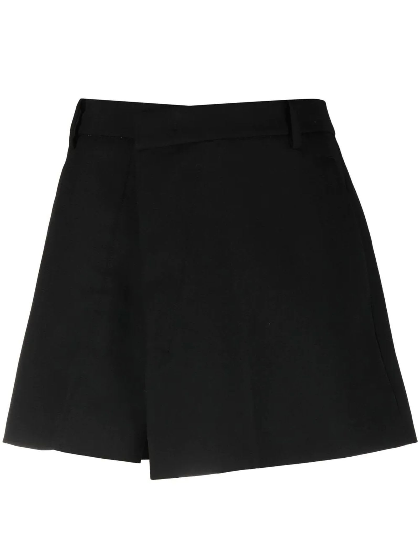N.21 Black Virgin Wool Mini Skirt