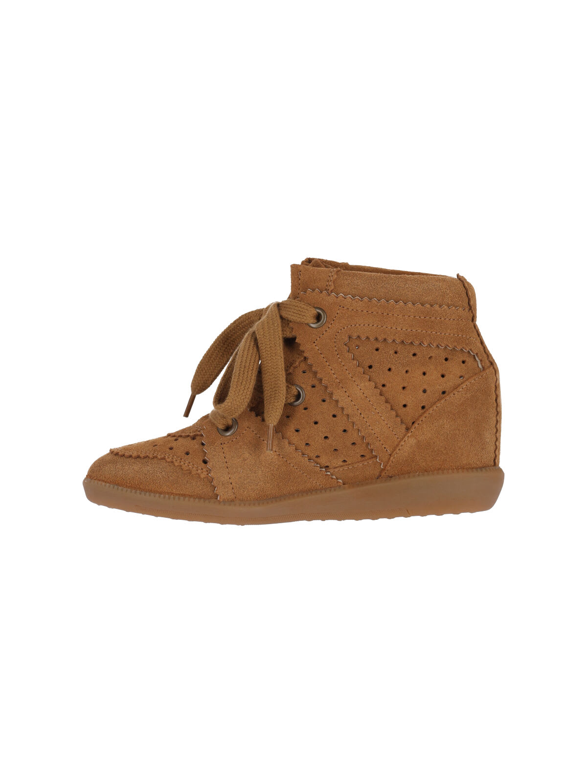 Isabel Marant Bobbie Wedge Sneakers In Brown