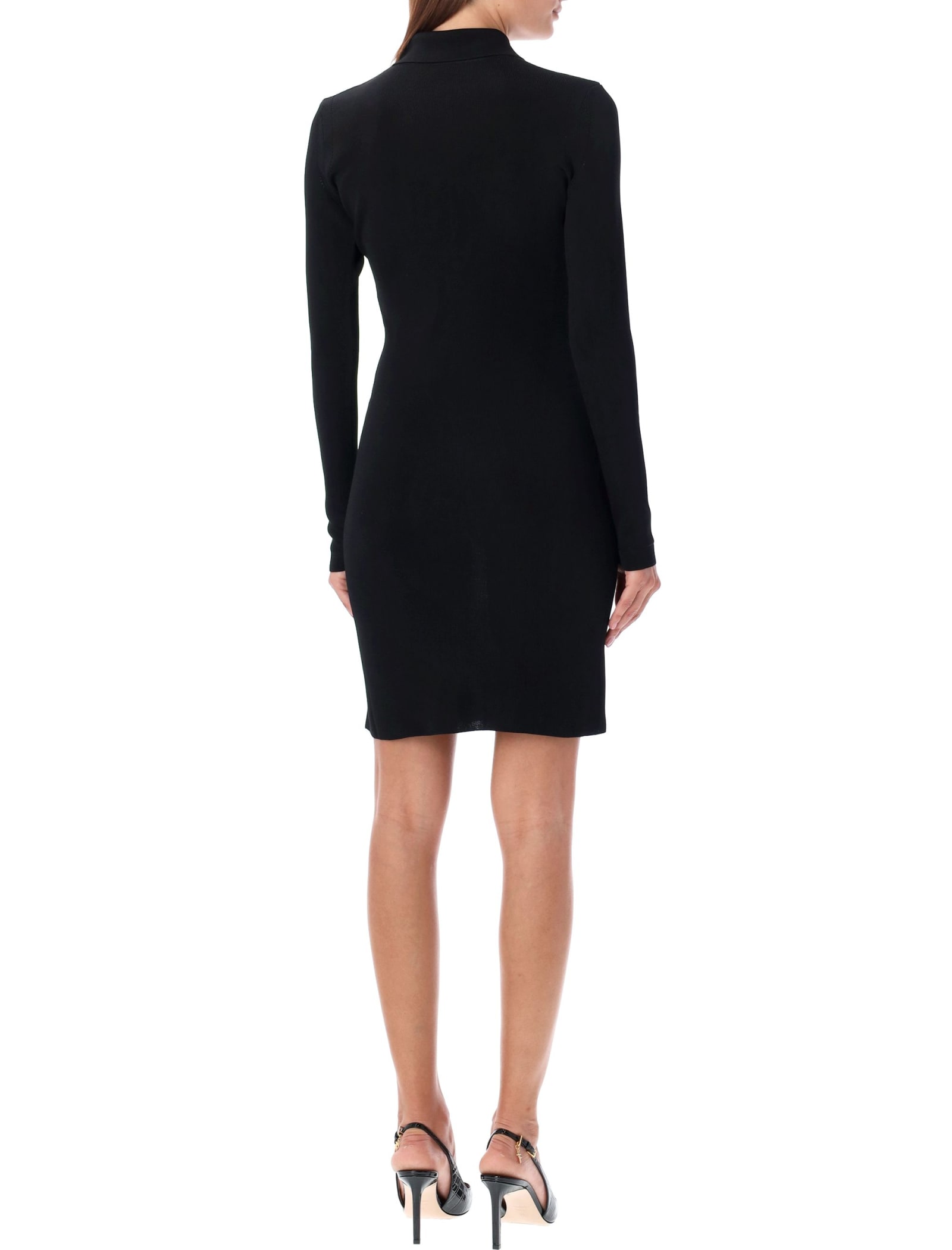 Shop Tom Ford Mini Polo Dress In Black