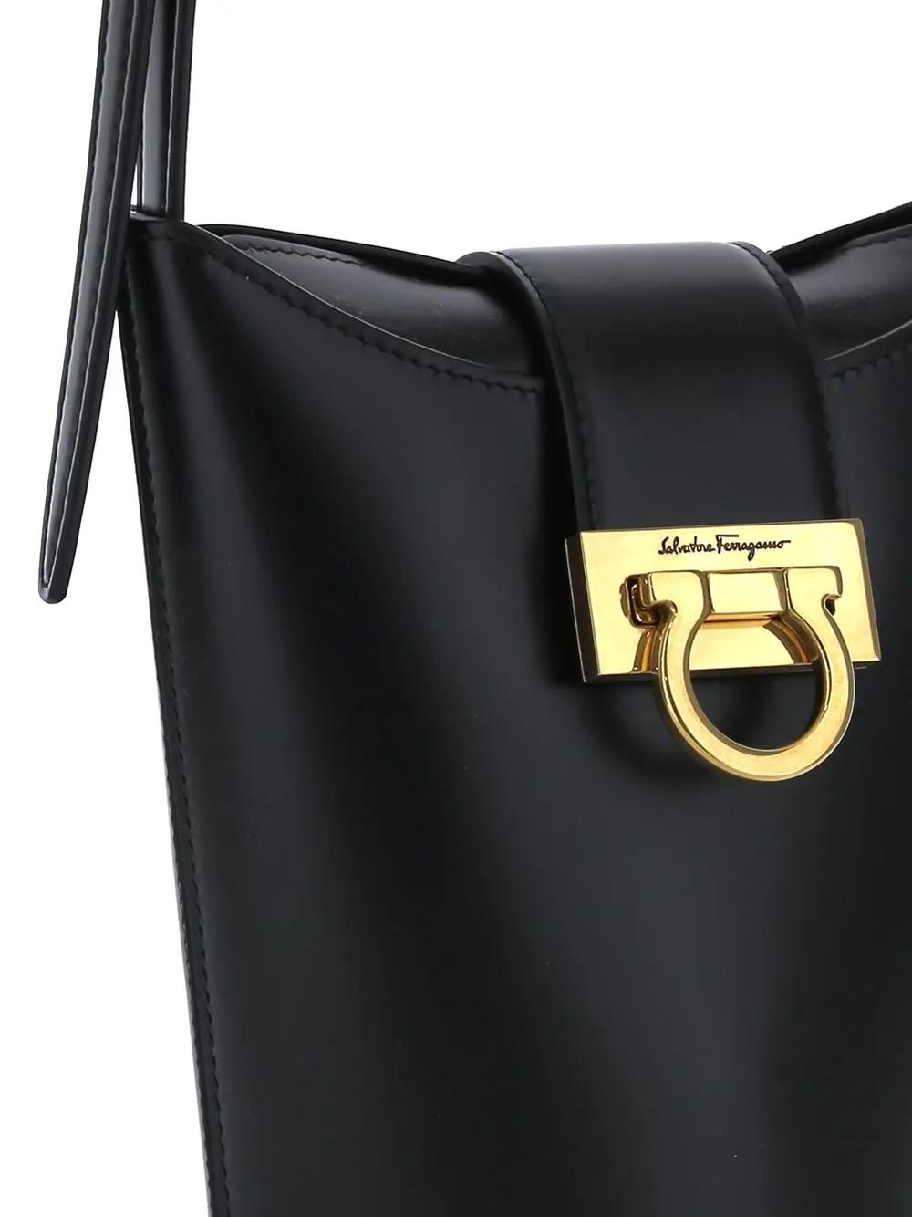 FERRAGAMO TRIFOLIO BUCKET BAG