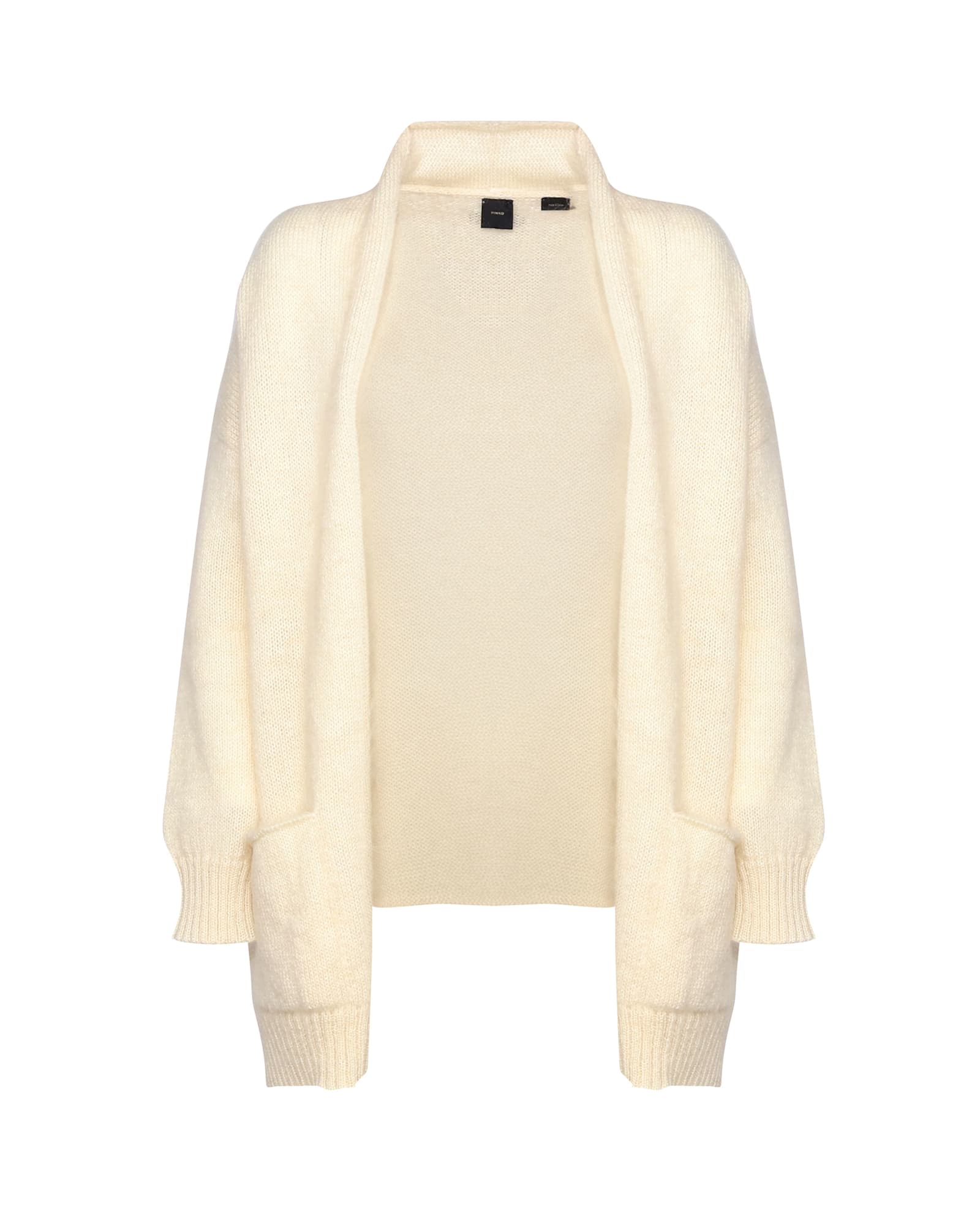 Shop Pinko Cardigan In Wool In White