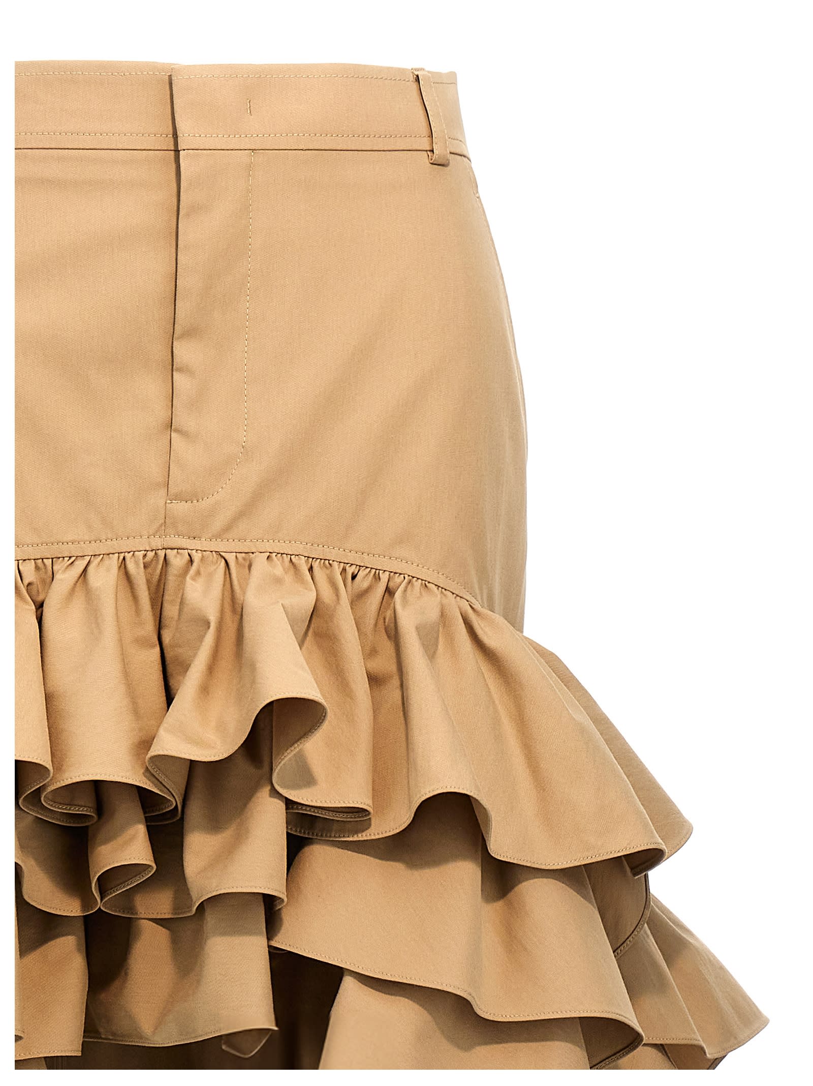 Moschino Maxi Skirt In Beige