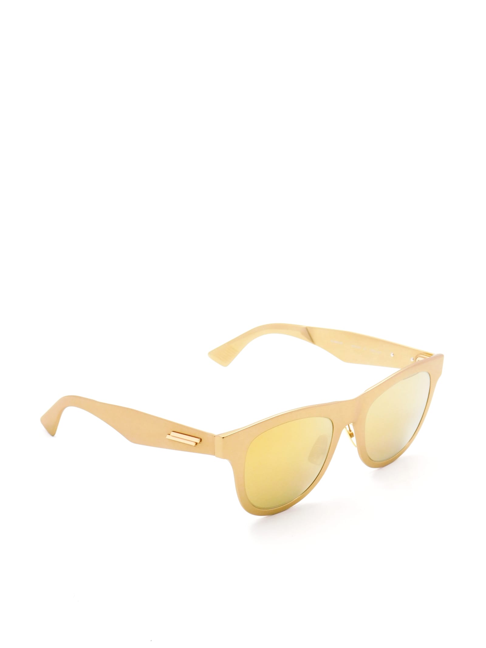 Bottega Veneta Bv1052s Sunglasses In Gold Gold Gold | ModeSens