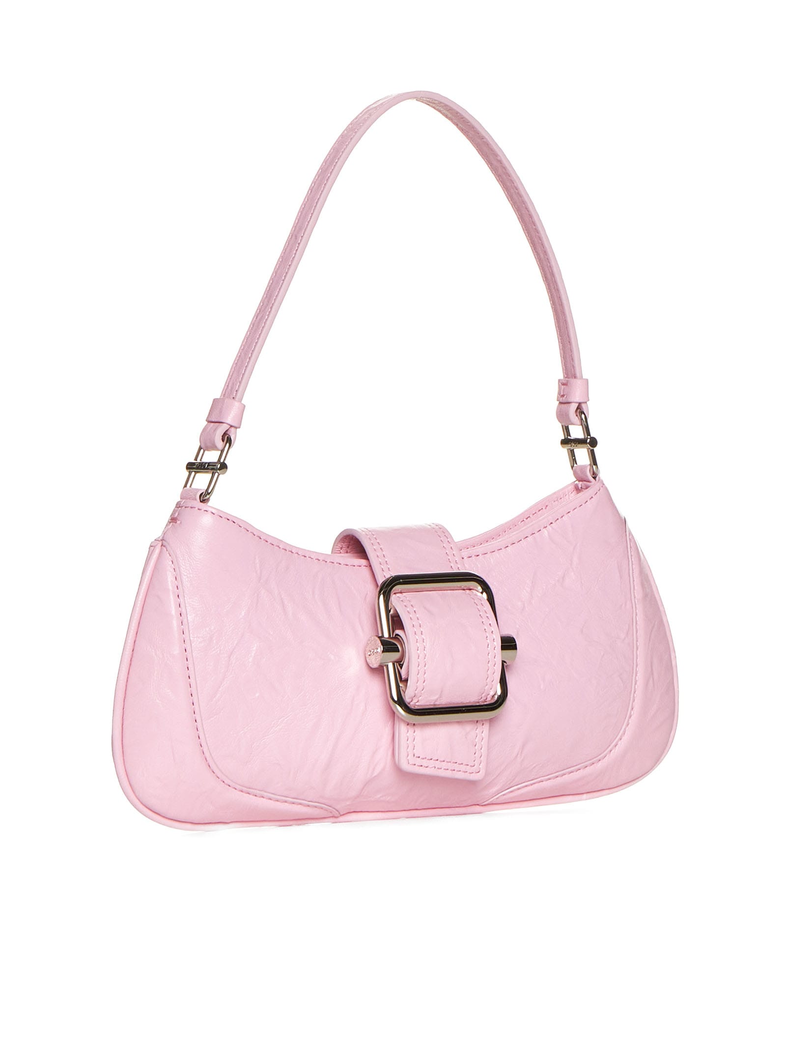 Shop Osoi Shoulder Bag In Crinkle Pink