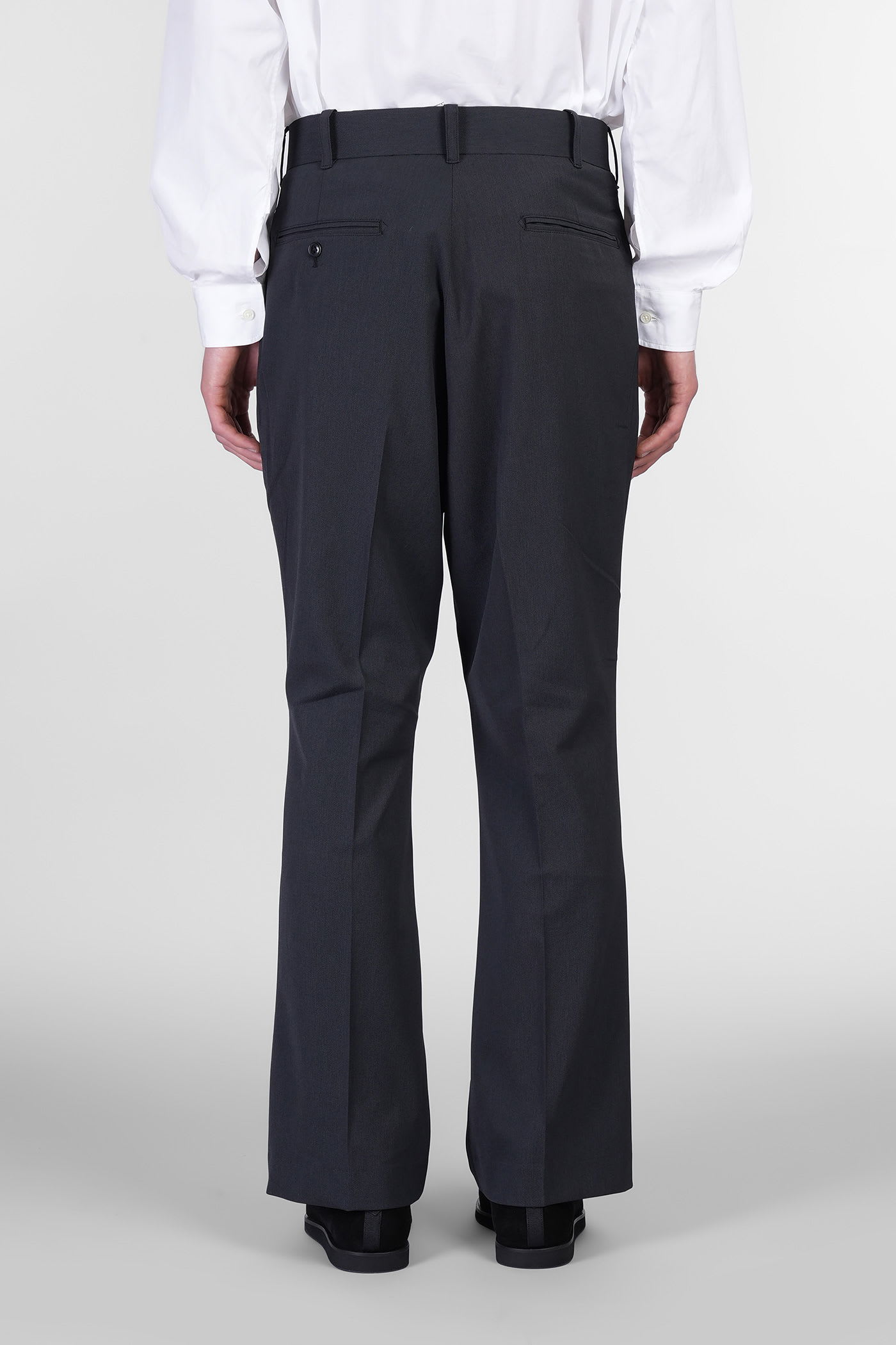 Needles Pants In Black Polyester In Blue