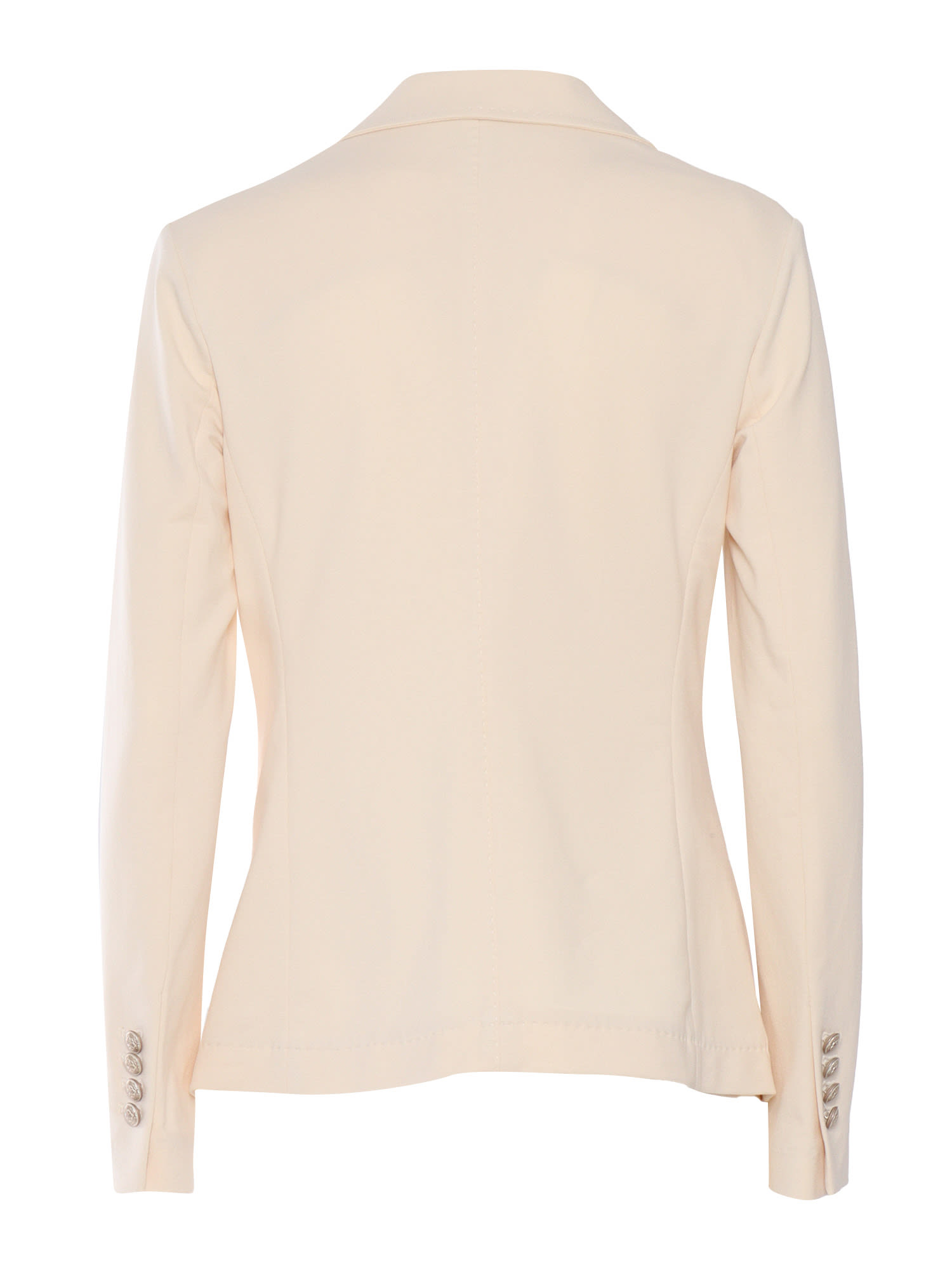 Shop Circolo 1901 Fleece Jacket In Beige