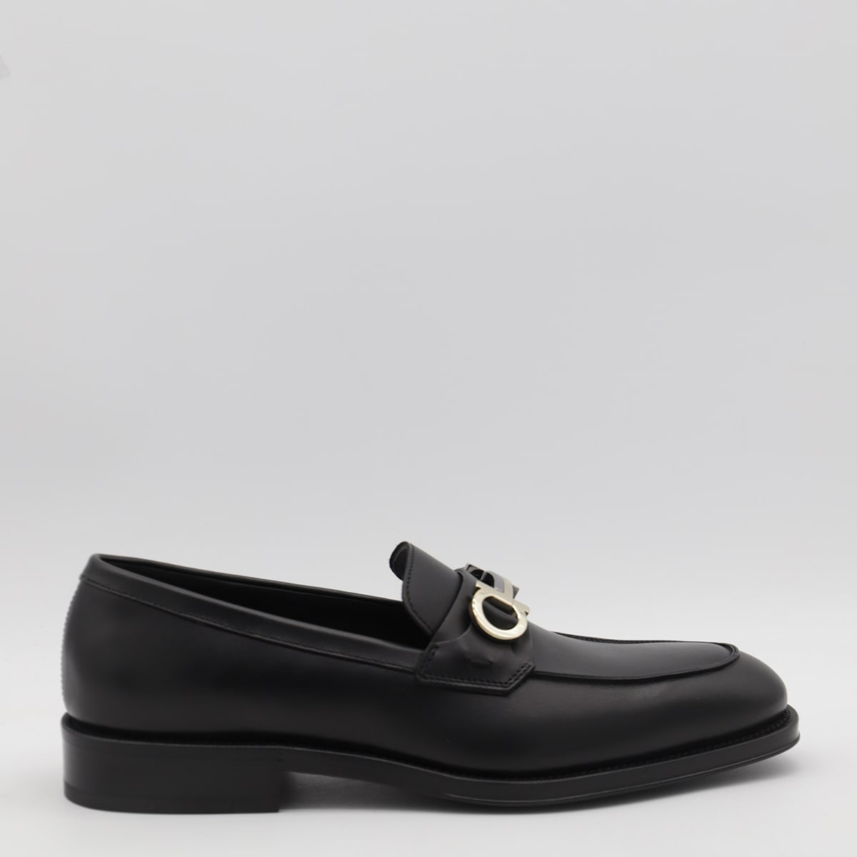 Black Leather Loafers