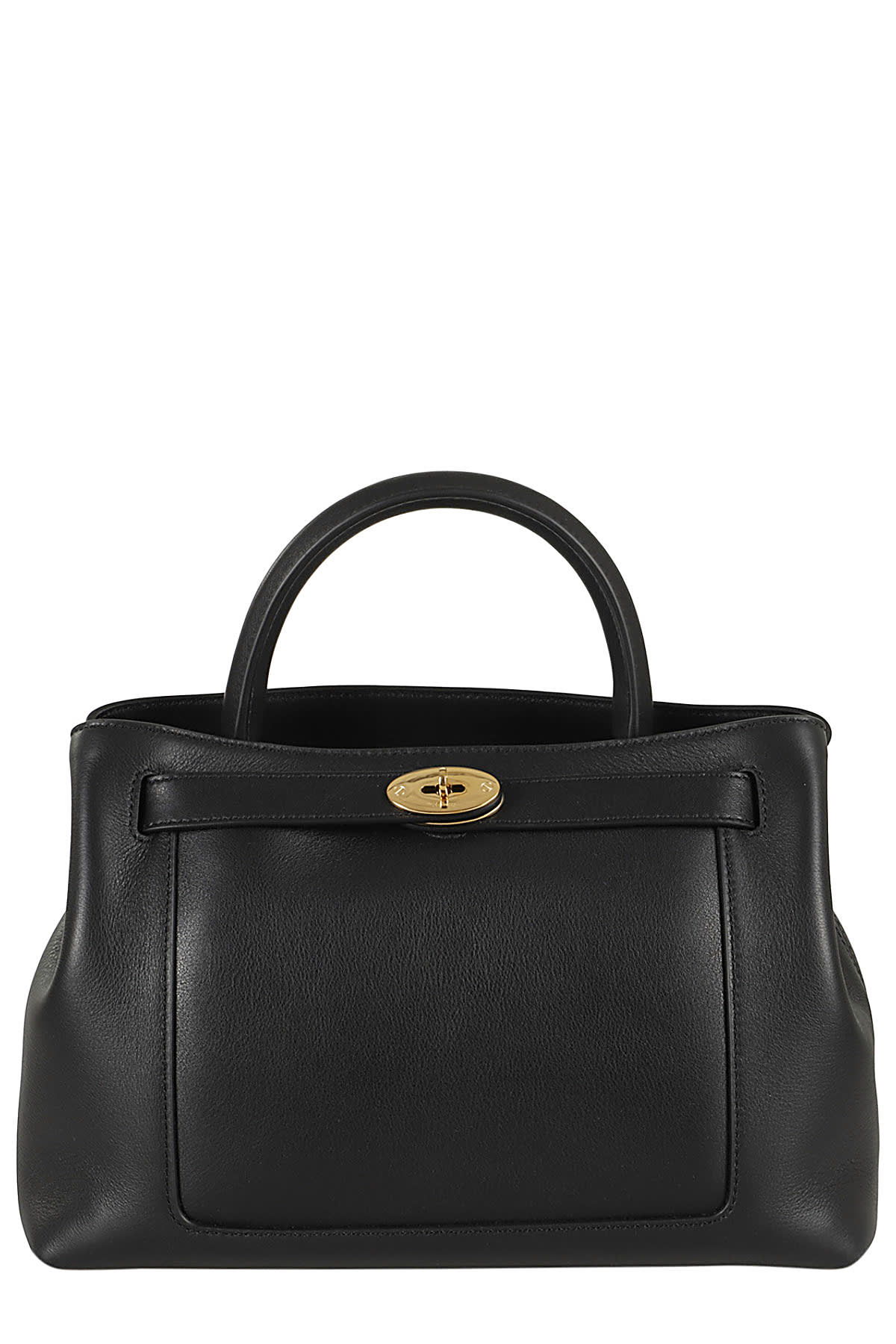 Shop Mulberry Medium Islington Silky Calf In Black